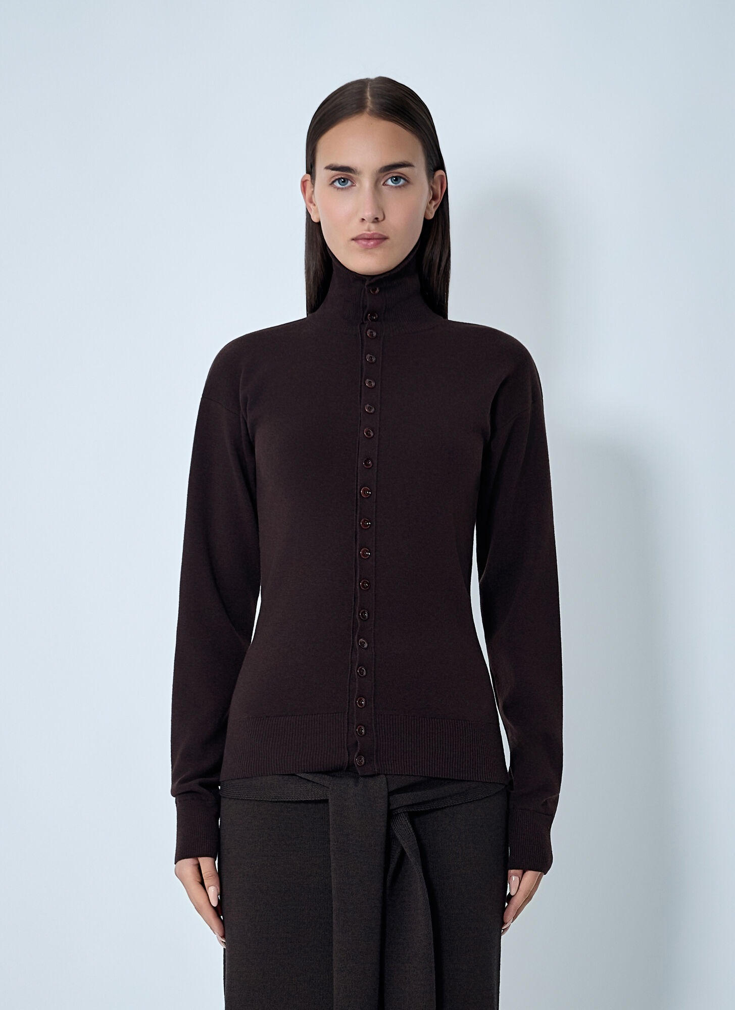 Lemaire Button-down Cardigan In Purple