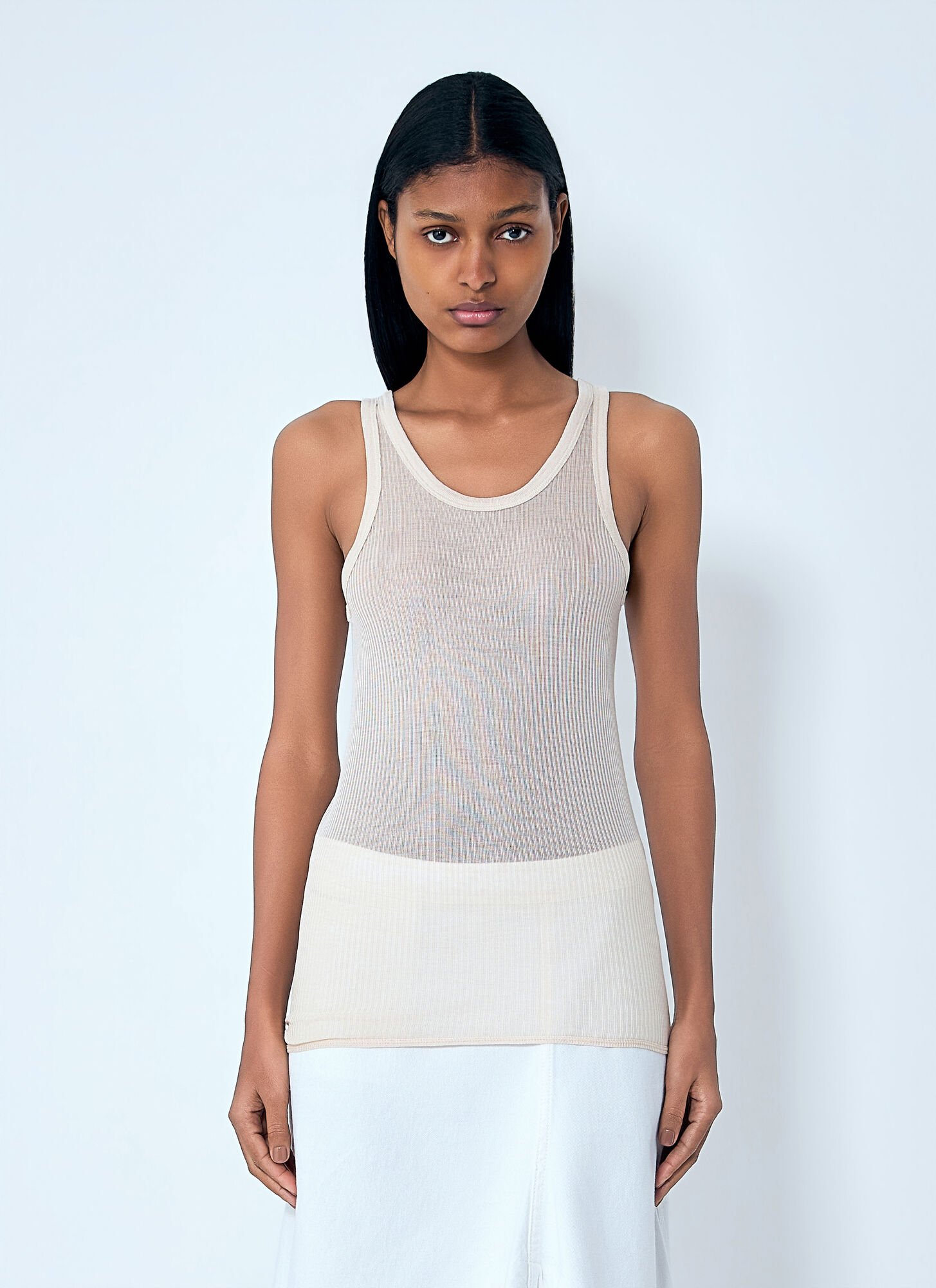 Lemaire Donna Rosa Seamless Tank Top - Woman Tops L