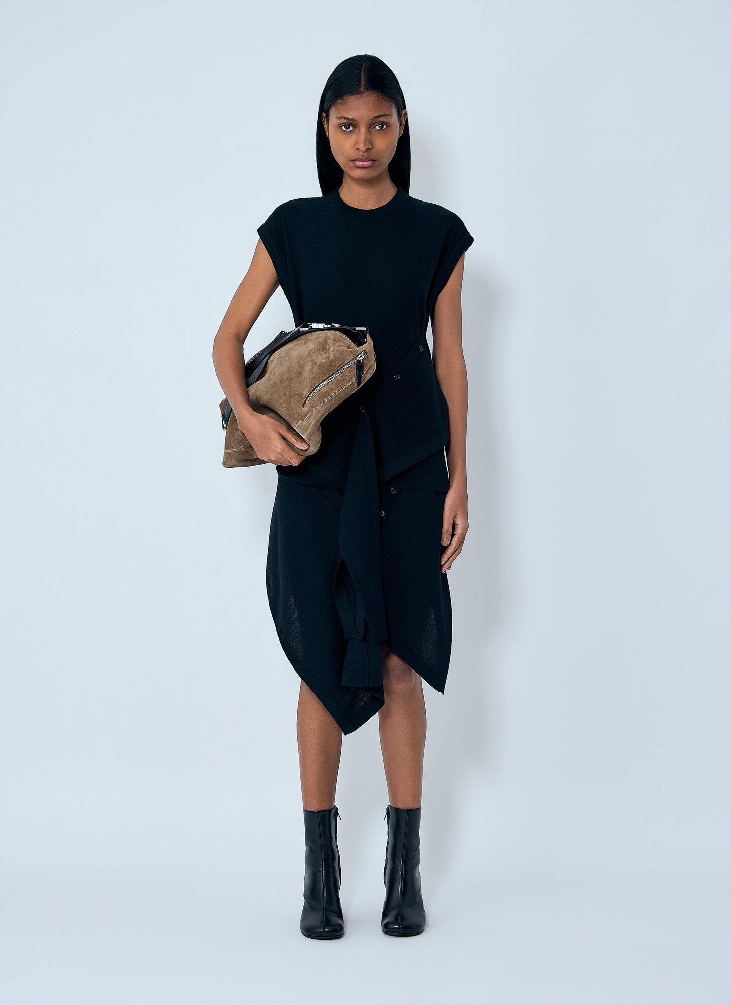  Lemaire Lemaire Sleeveless Buttoned Top - Frau Tops Black S 
