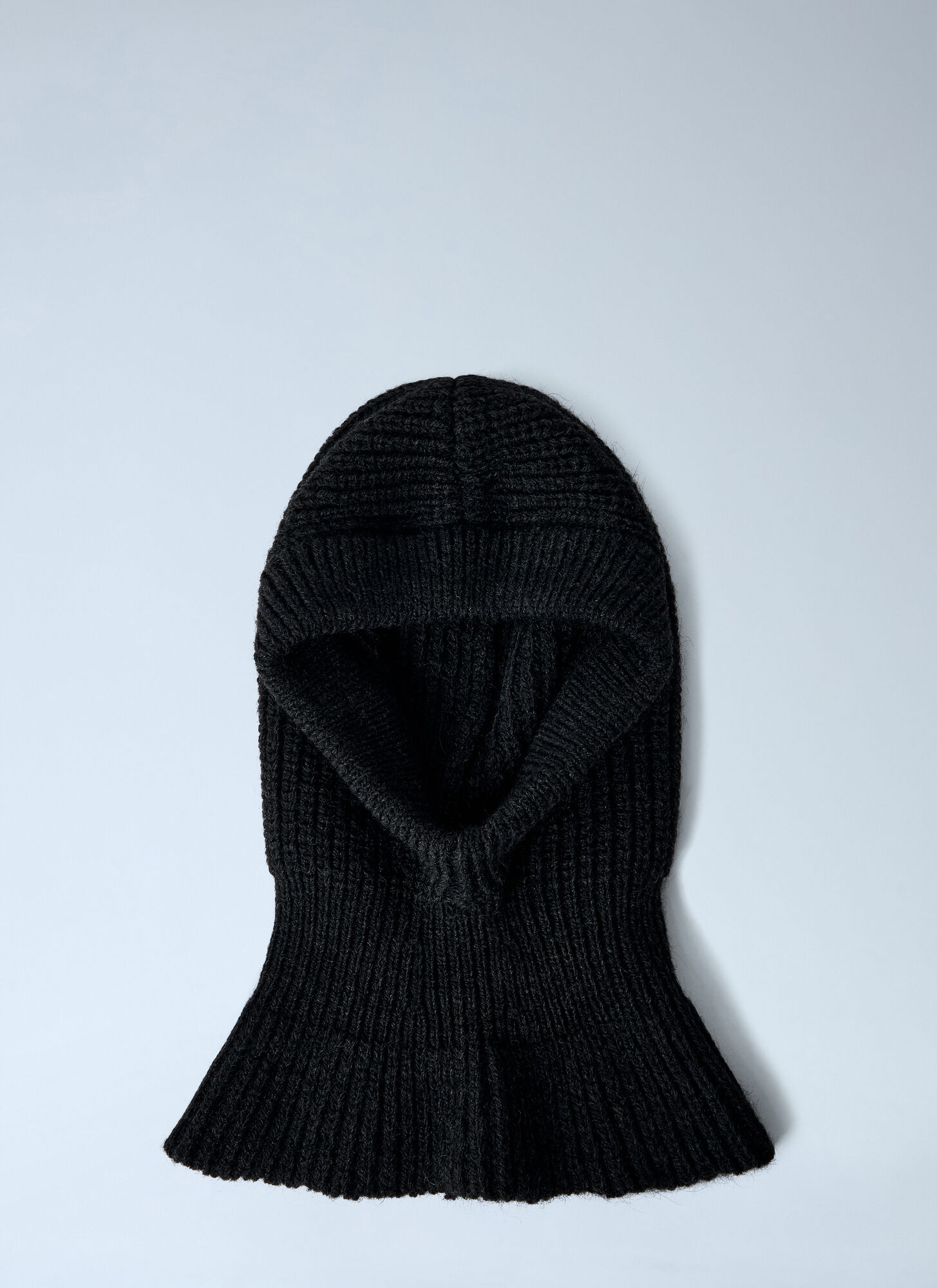 Lemaire Unisex Brown Knitted Wool-Blend Hood - Hats S
