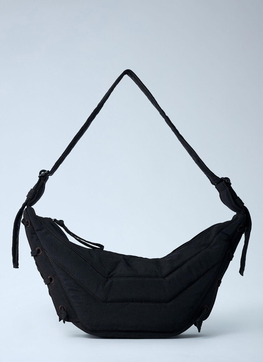 Lemaire Small Soft Game Shoulder Bag In Brown