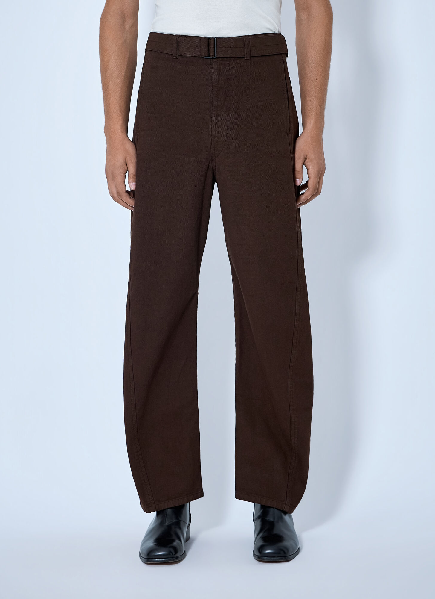 Lemaire Twisted Belted Pants -  Pants Brown S Lemaire