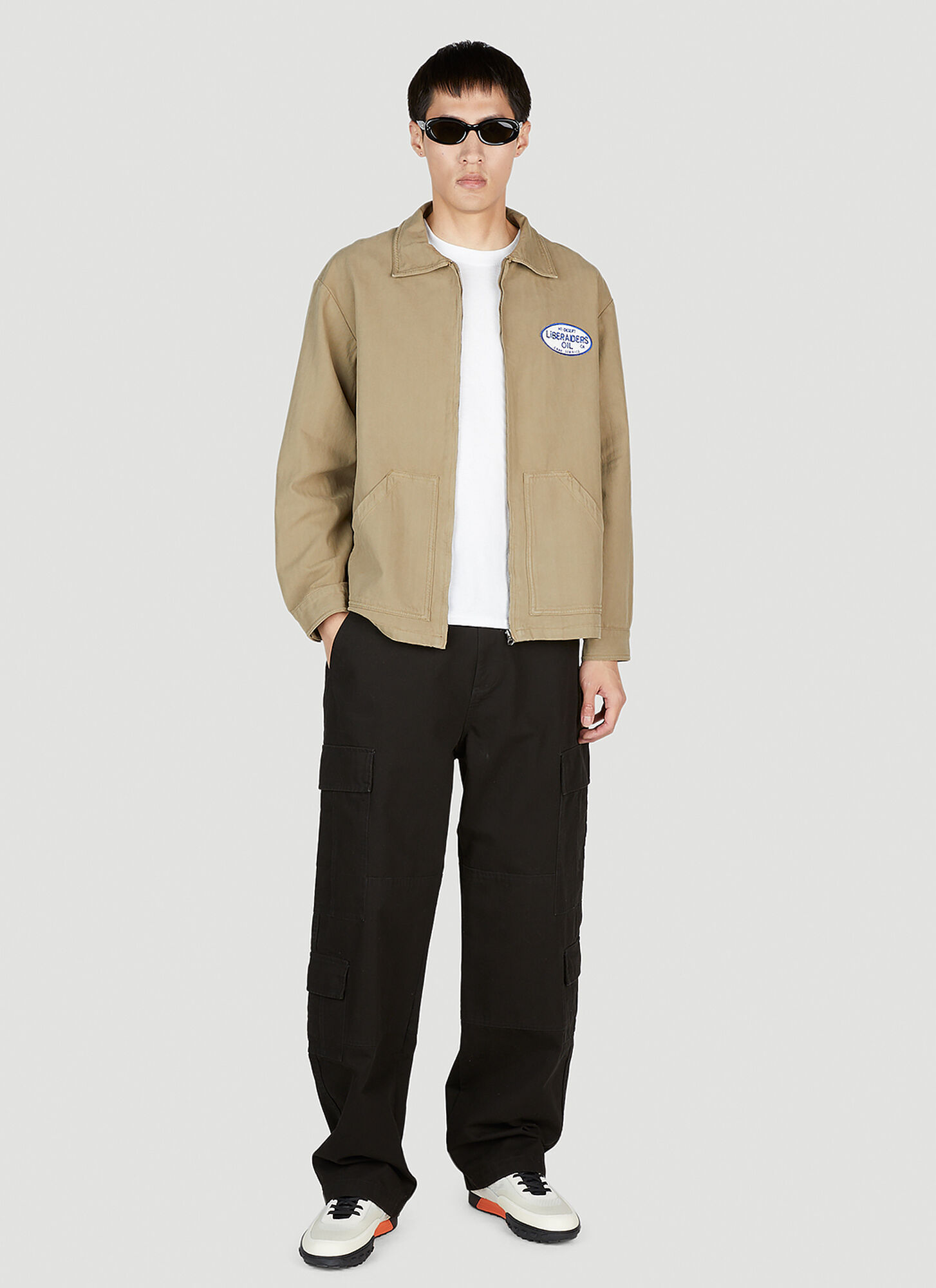  Liberaiders Liberaiders Work Jacket - Mann Jacken Beige M 
