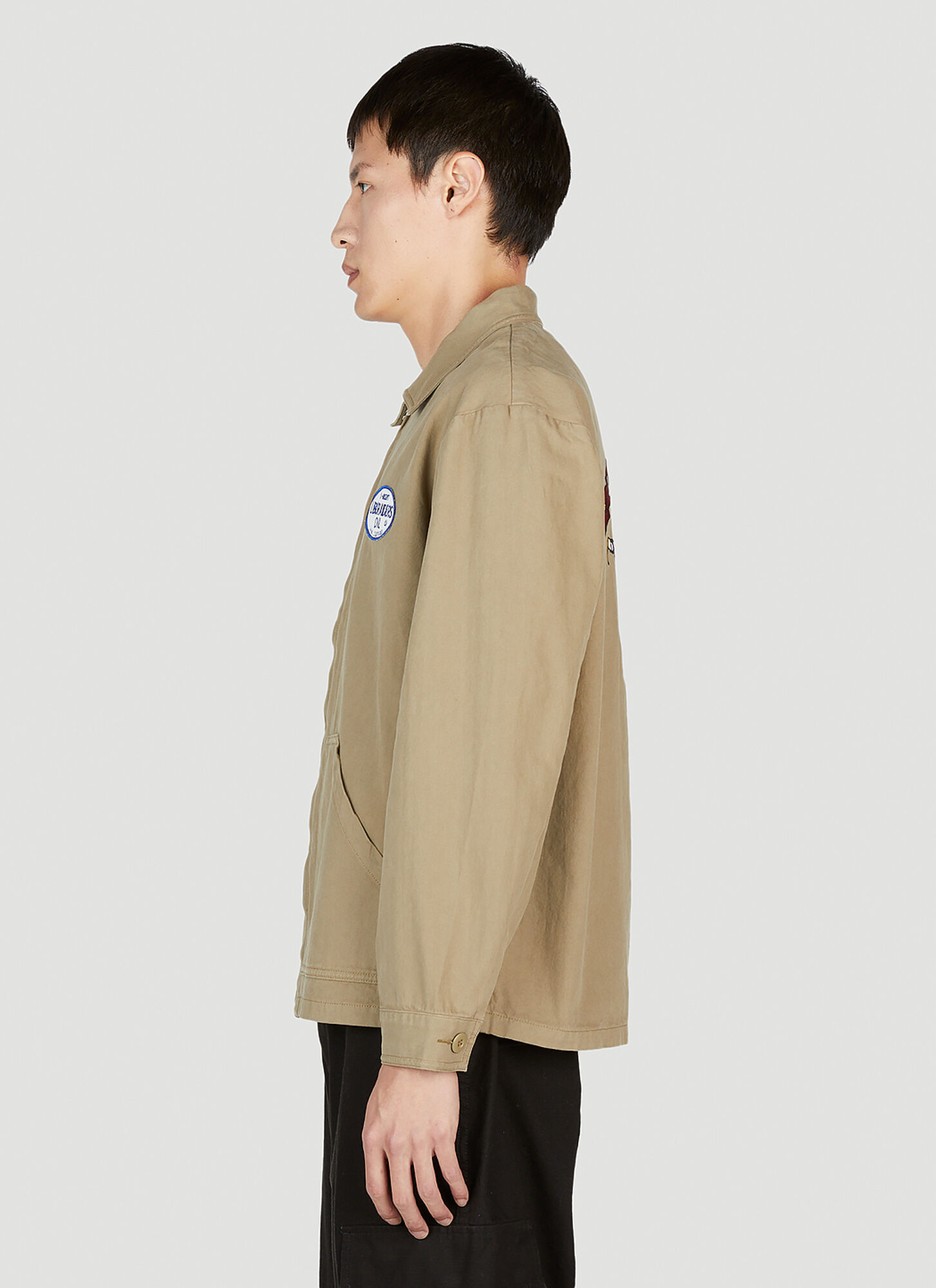  Liberaiders Liberaiders Work Jacket - Mann Jacken Beige M 