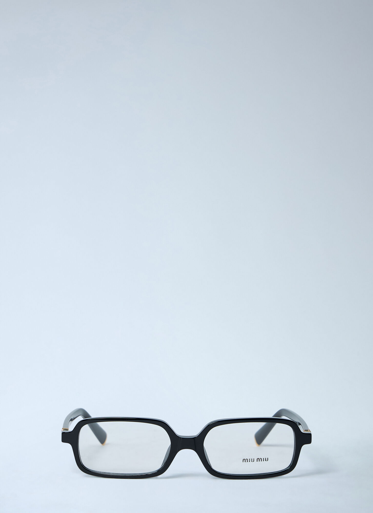 Miu Miu Rectangular Optical Glasses In Black