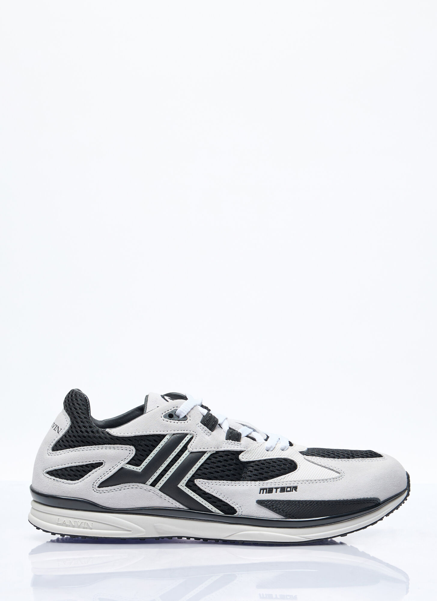 Lanvin Men Meteor Sneakers In Black
