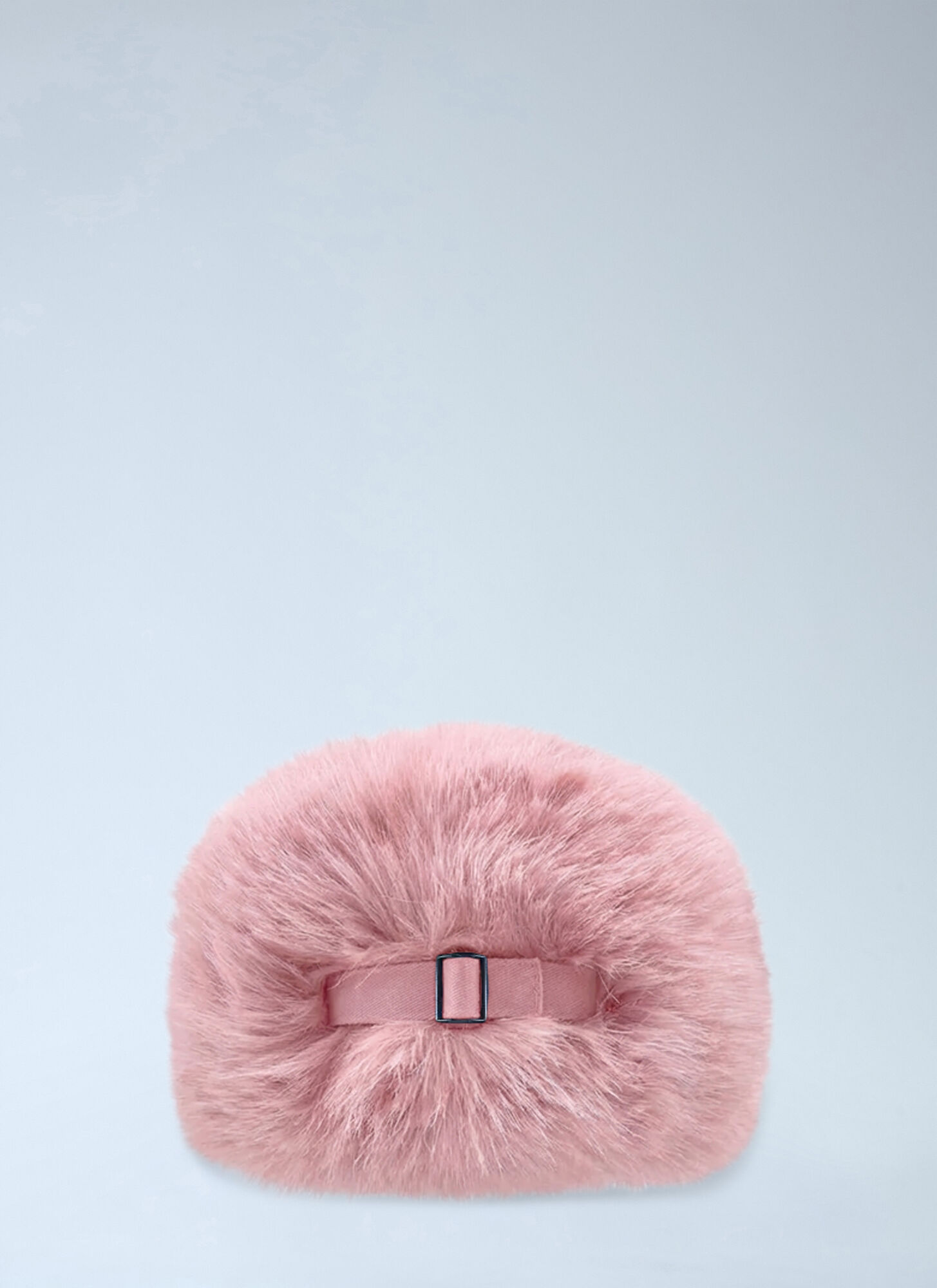  Lovett Lovett Faux Fur Snowball Baseball Cap -  Hats Pink One Size 