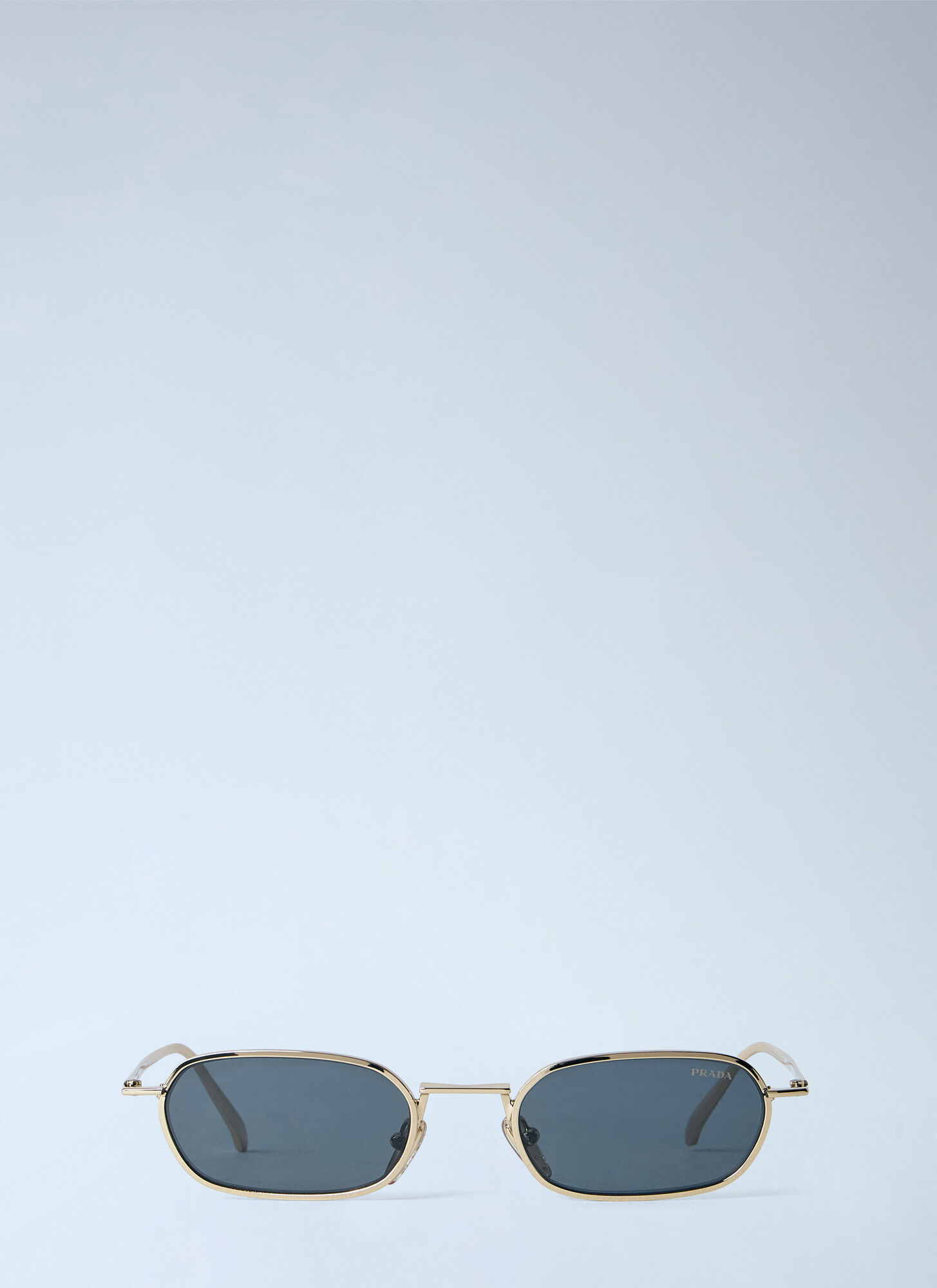 Prada Woman Sunglass PR D58S - Frame color: Pale Gold, Lens color: Dark Grey - Image 3