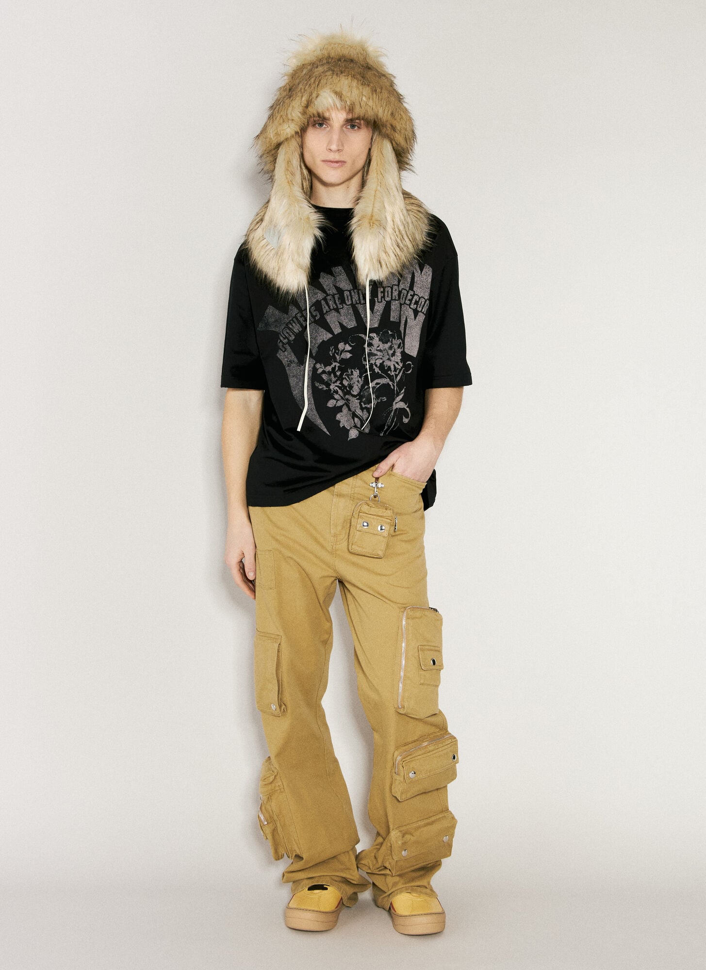  Lanvin X Future Lanvin X Future Utility Pockets Pants - Mann Hosen Beige 30 