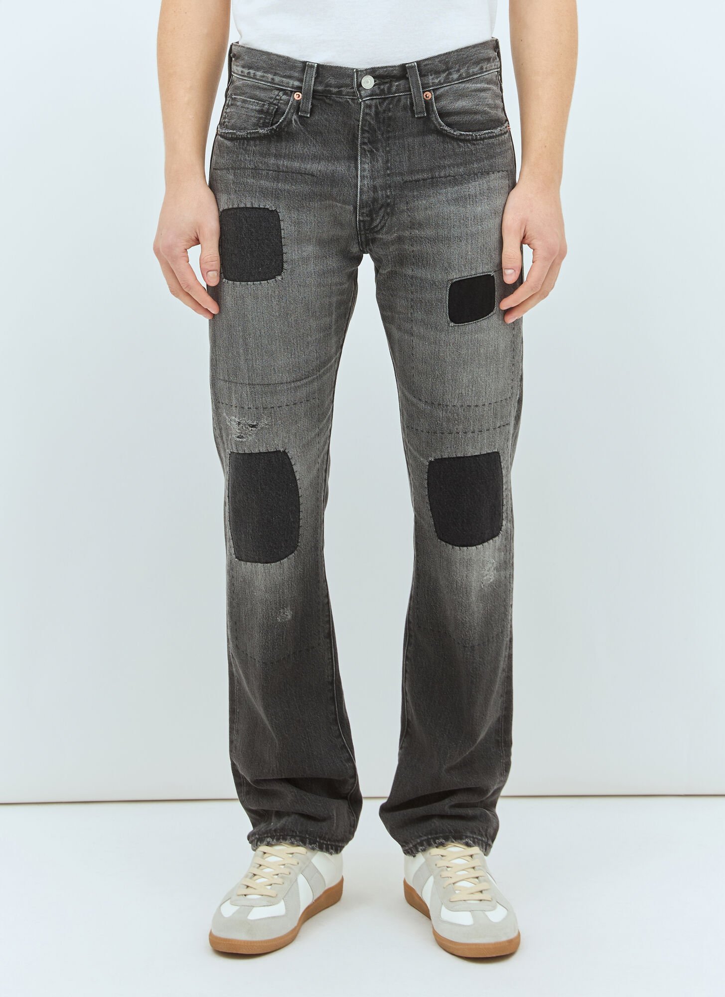 LEVI'S 505 PATCHWORK JEANS