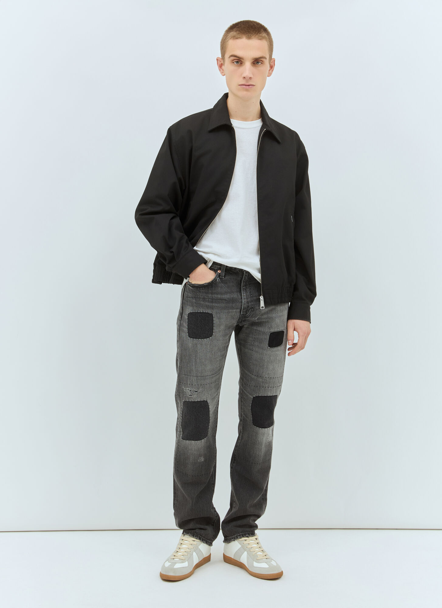  Levi's Levi's 505 Patchwork Jeans - Mann Jeans Black 34/34 - W/l 