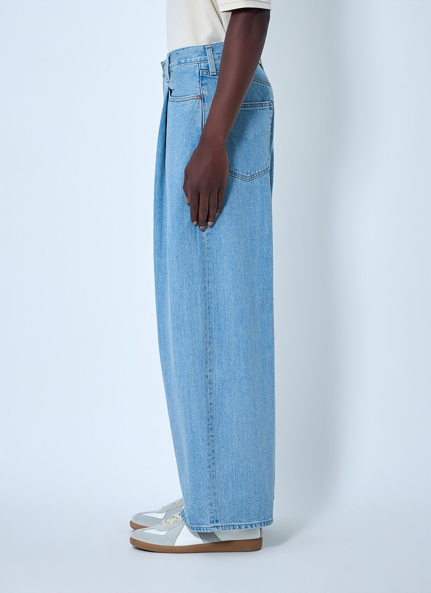  Levi's Levi's Wide-leg Denim Trousers - Mann Jeans Blue 28 