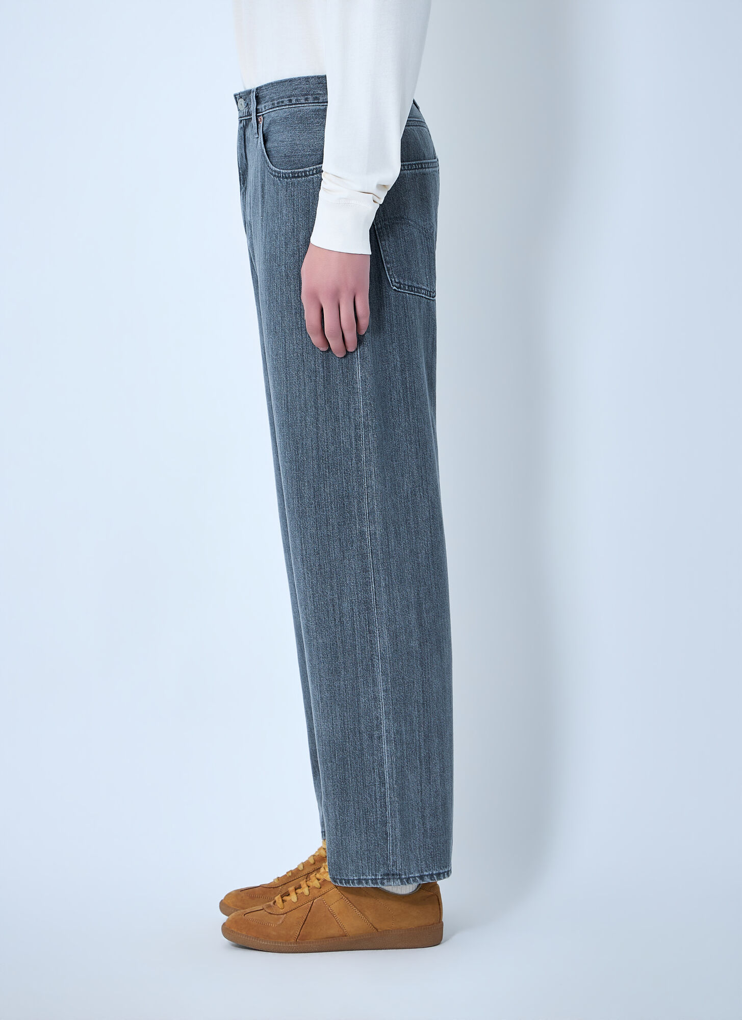  Levi's Levi's Straight-leg Denim Jeans - Mann Jeans Grey 32 