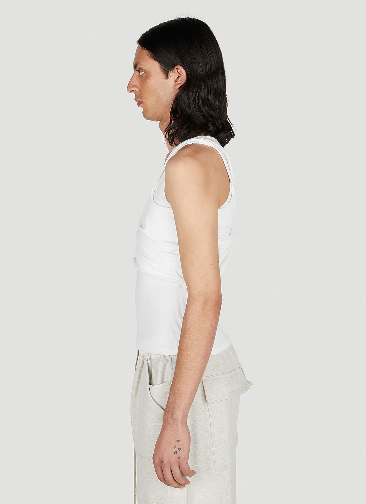  Mainline:rus/fr.ca/de Mainline:rus/fr.ca/de Draped Tank Top -  Tops White Xs 
