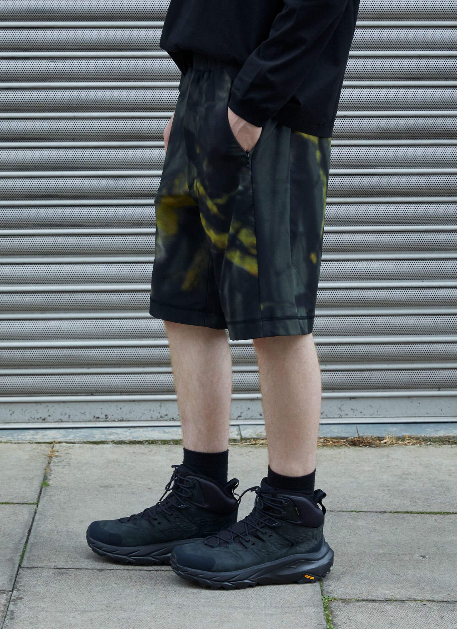  Massimo Osti Studio Massimo Osti Studio Camouflage Bermuda Shorts - Mann Shorts Black M 