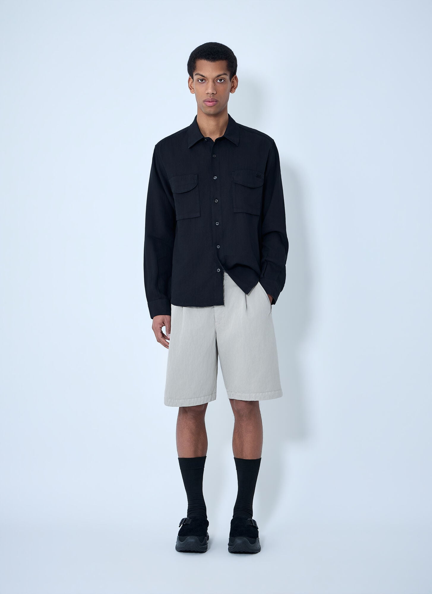  Massimo Osti Studio Massimo Osti Studio Gabardine Bermuda Shorts - Mann Shorts Beige It - 46 