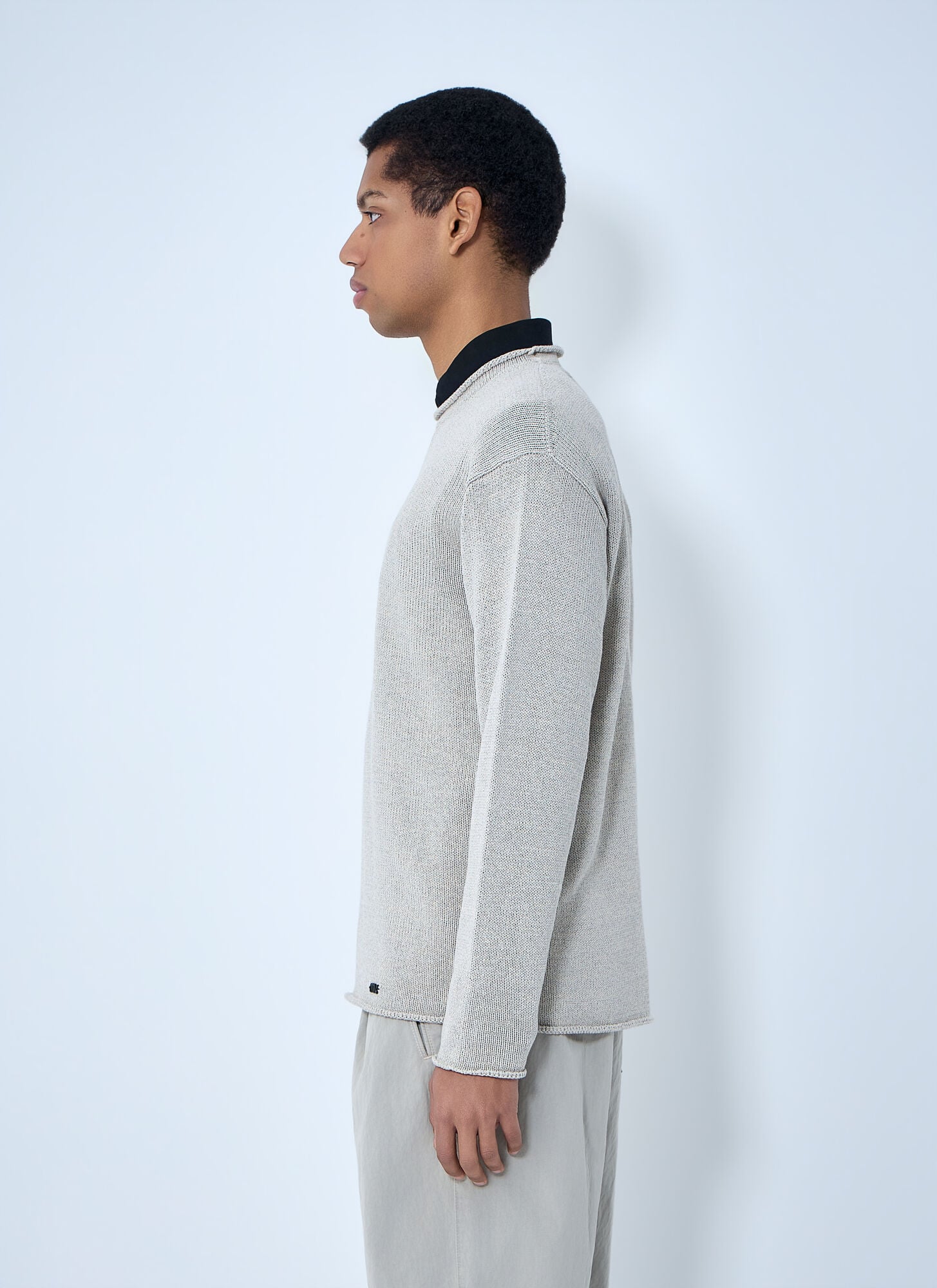  Massimo Osti Studio Massimo Osti Studio Carta Sweater - Mann Strick Beige M 