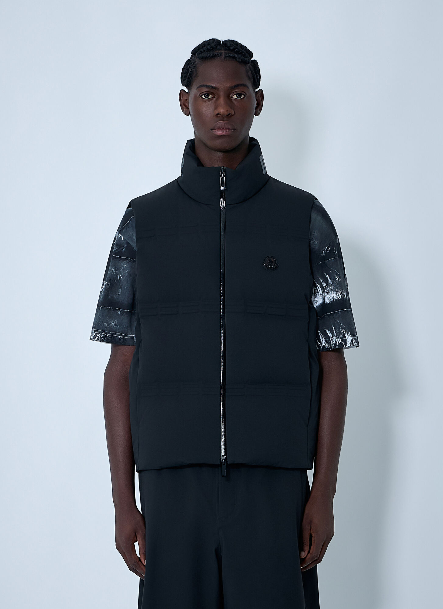 Moncler X A Rocky Men's Black Matte Sparky Vest - Man Jackets 4