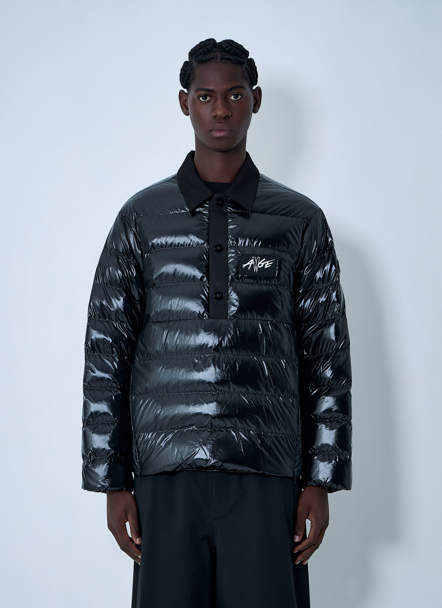Moncler X A Rocky Men's Black Padded Vardar Shirt Jacket - Man Jackets 4