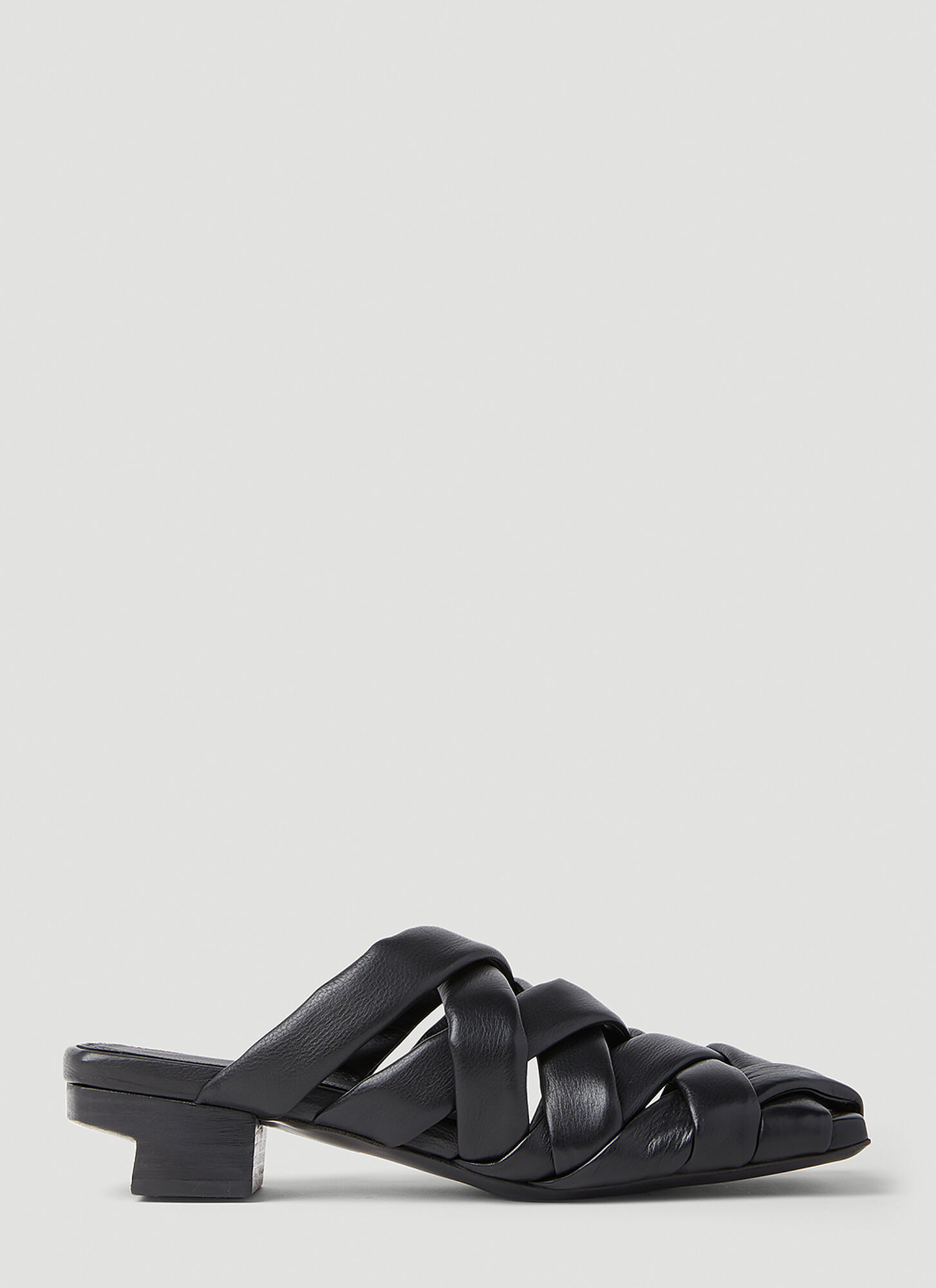 Marsll Sbalzo Kitten Heel Mules – Woman Heels Black Eu – 38