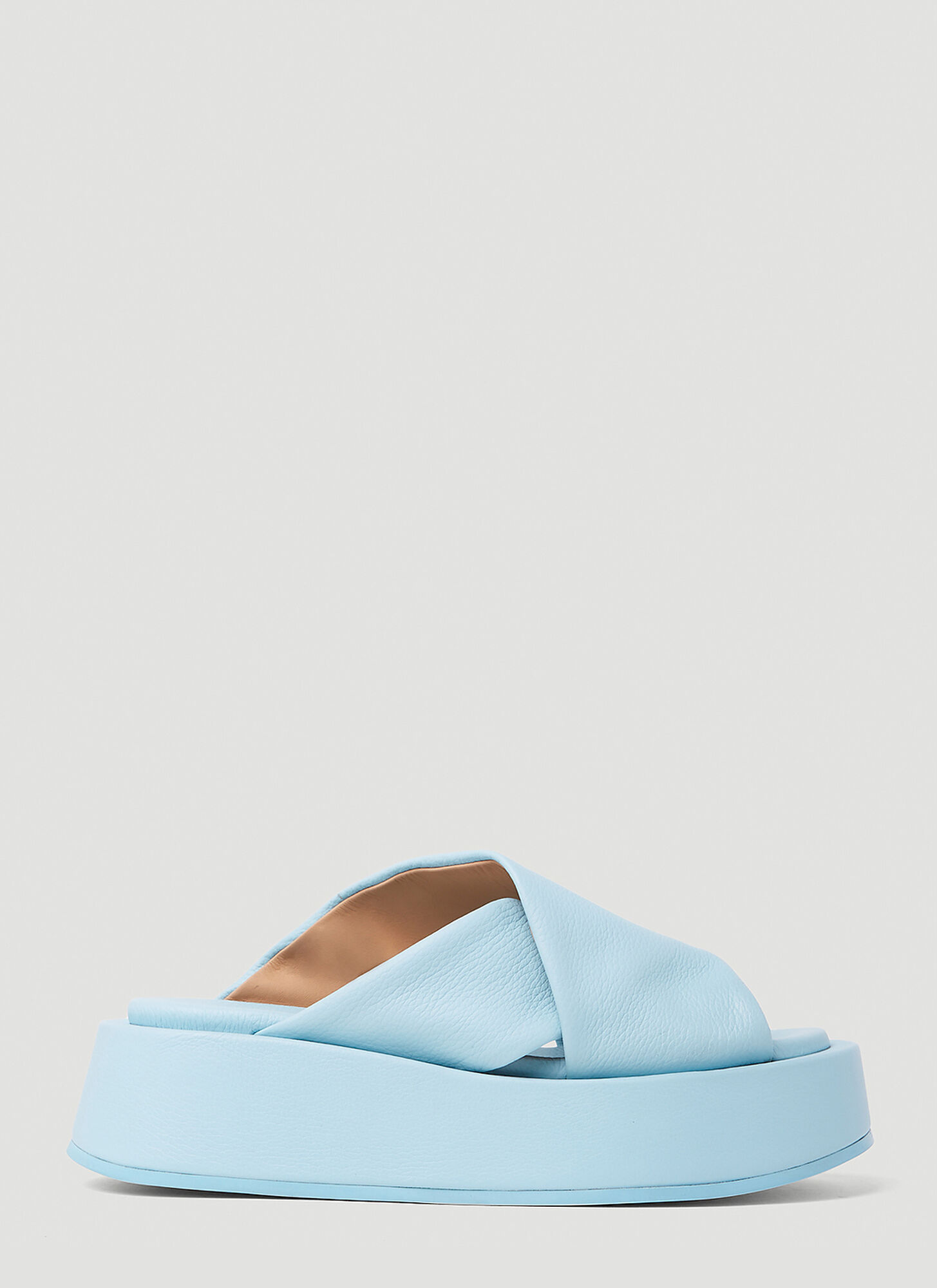 Marsèll Piattaforma Sandals In Blue