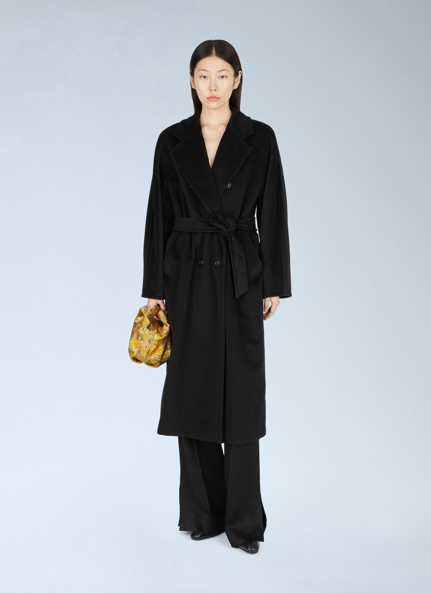  Max Mara Max Mara Madame 101801 Coat - Frau Mäntel Black It - 42 