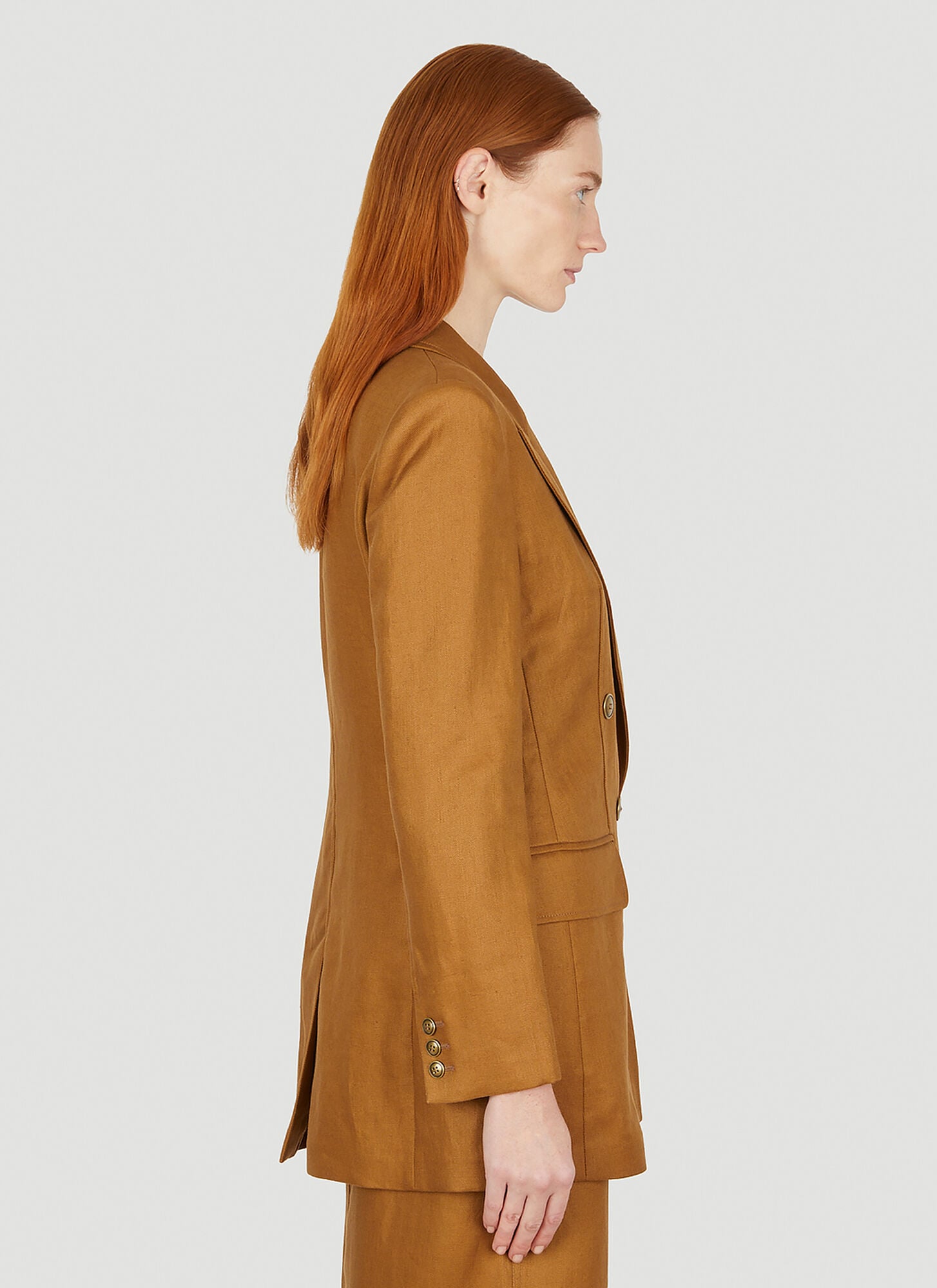  Max Mara Max Mara Verace Double Breasted Blazer - Frau Blazers Brown It - 42 