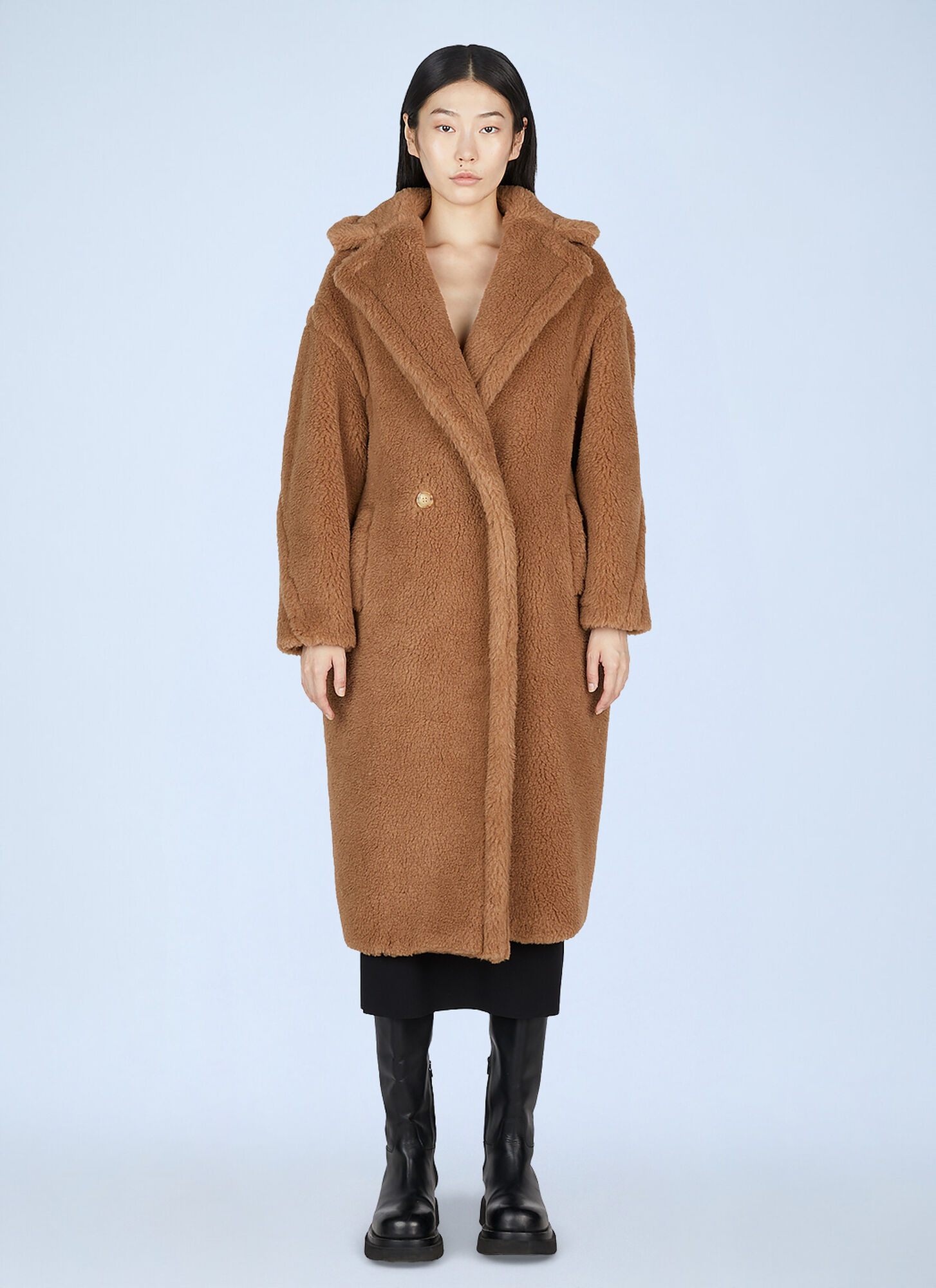 Max Mara Women's Camel Teddy Bear Icon Coat - Woman Coats S