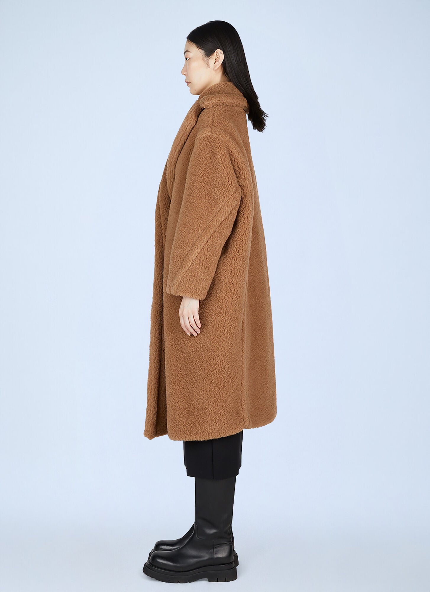  Max Mara Max Mara Teddy Bear Icon Coat - Frau Mäntel Camel S 