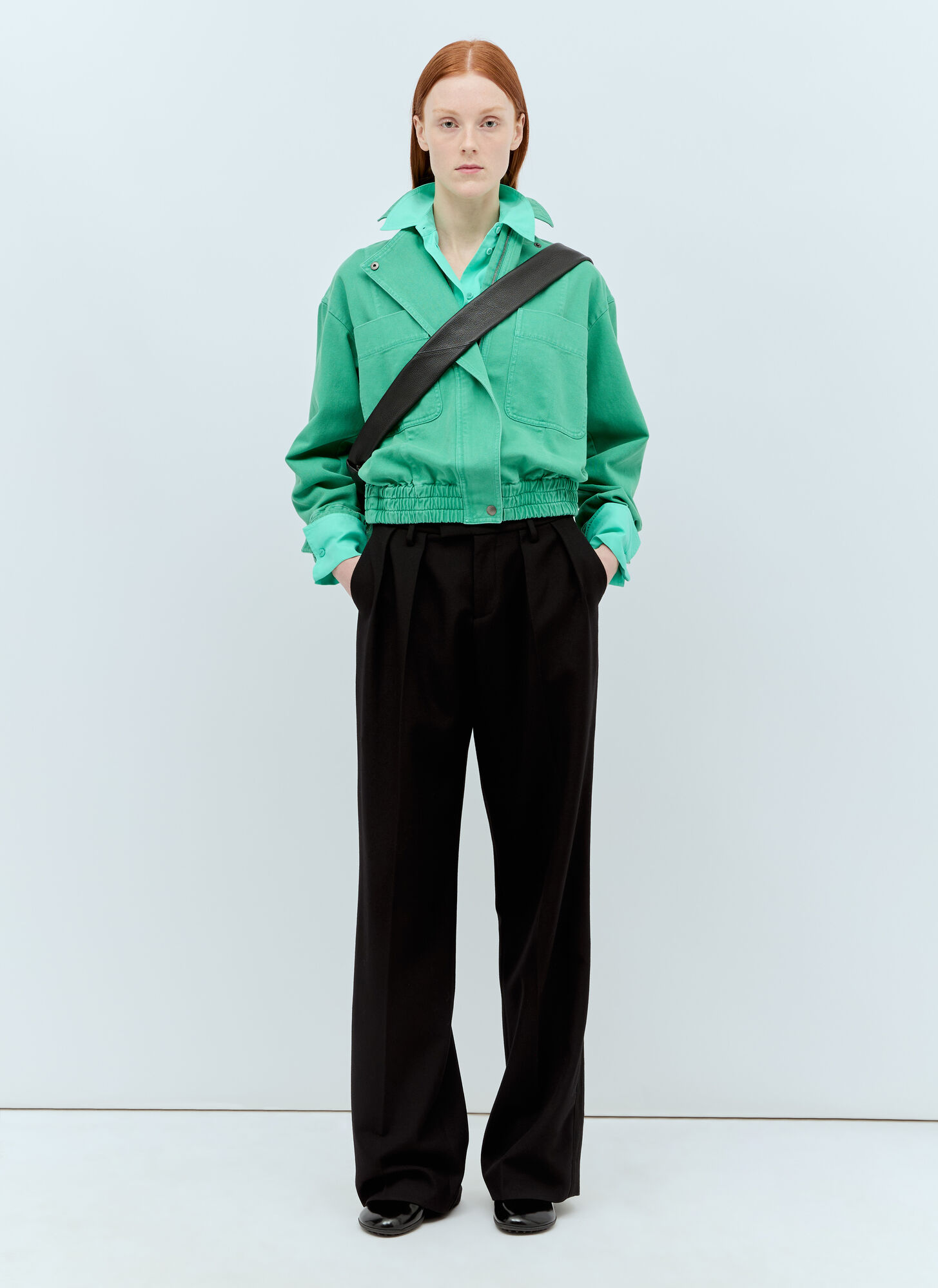  Max Mara Max Mara Flap Pockets Silk Shirt - Frau Hemden Green It - 42 
