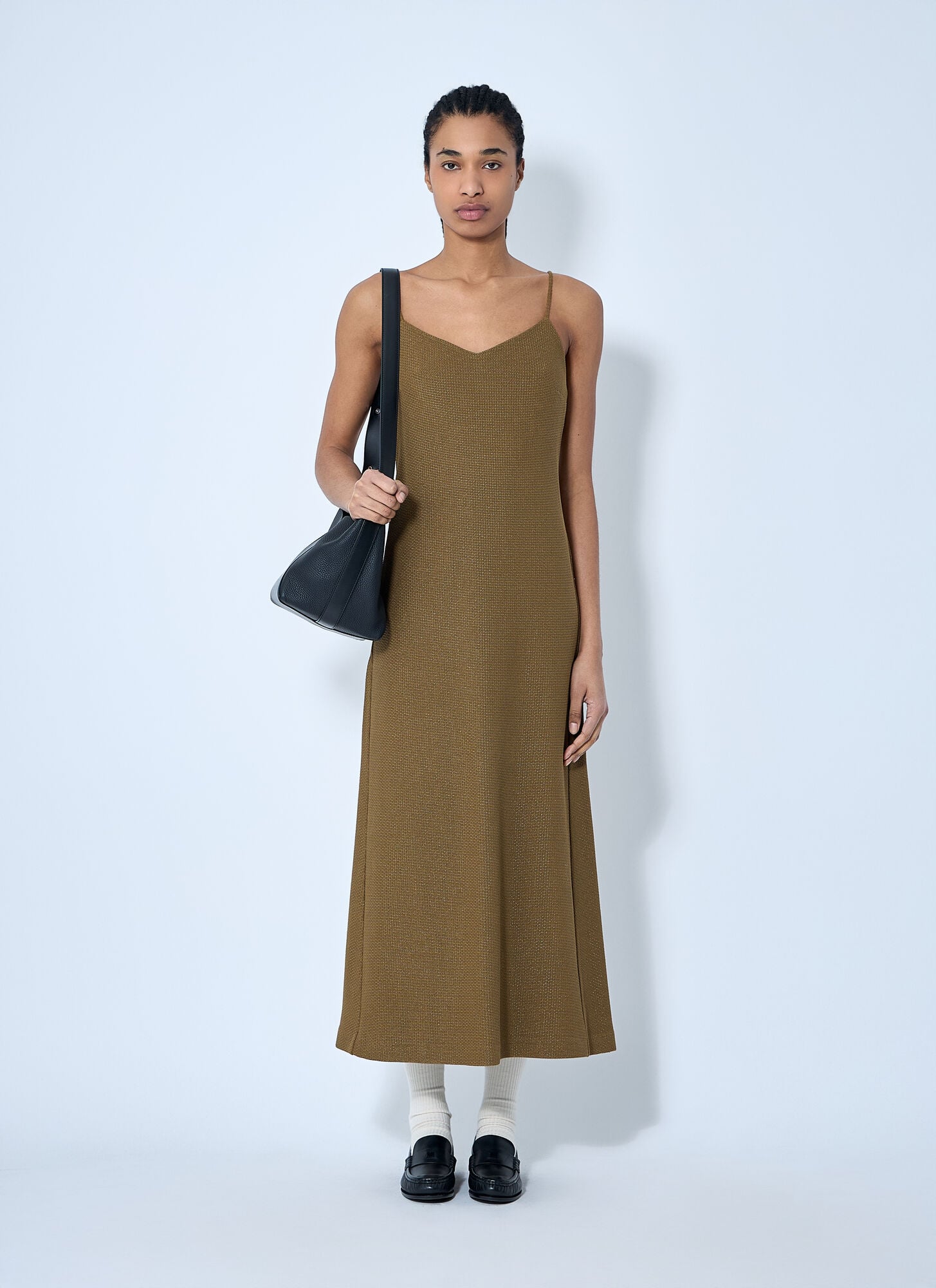  Max Mara Max Mara Melfi Knit Midi Dress - Frau Kleider Green S 