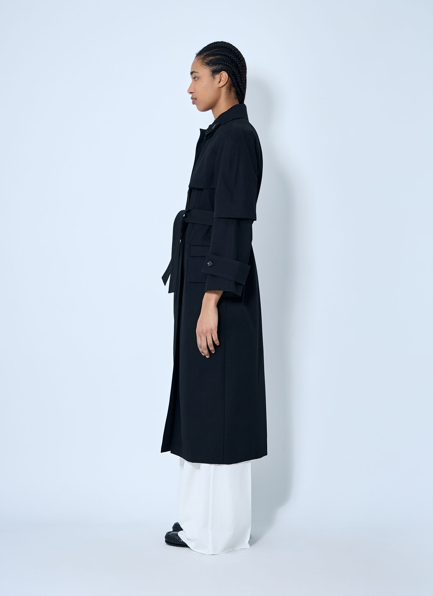 Max Mara Max Mara Heavy-duty Trench Coat - Frau Mäntel Black It - 38 