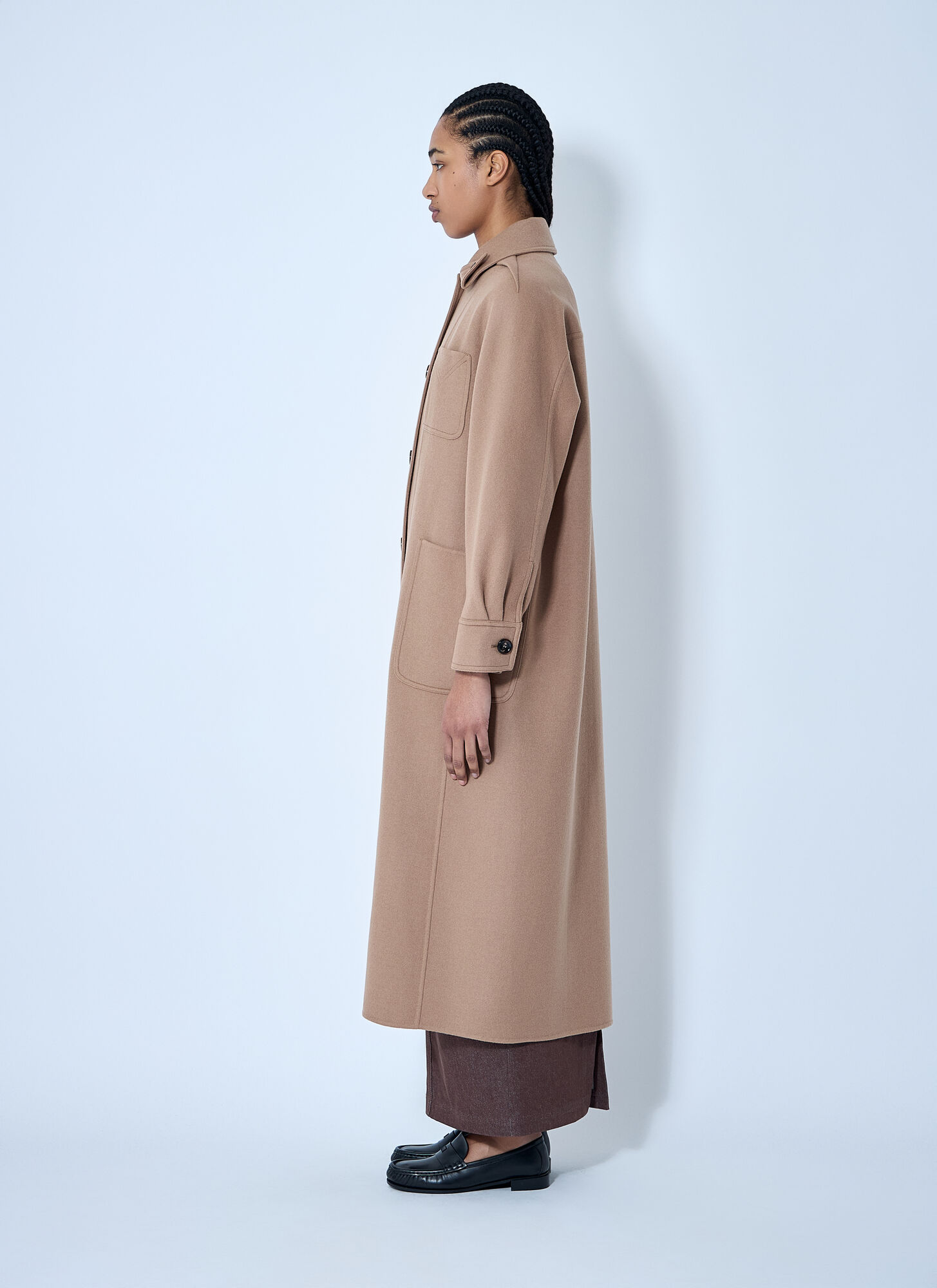  Max Mara Max Mara Wool-and-cashmere-blend Coat - Frau Mäntel Beige It - 38 
