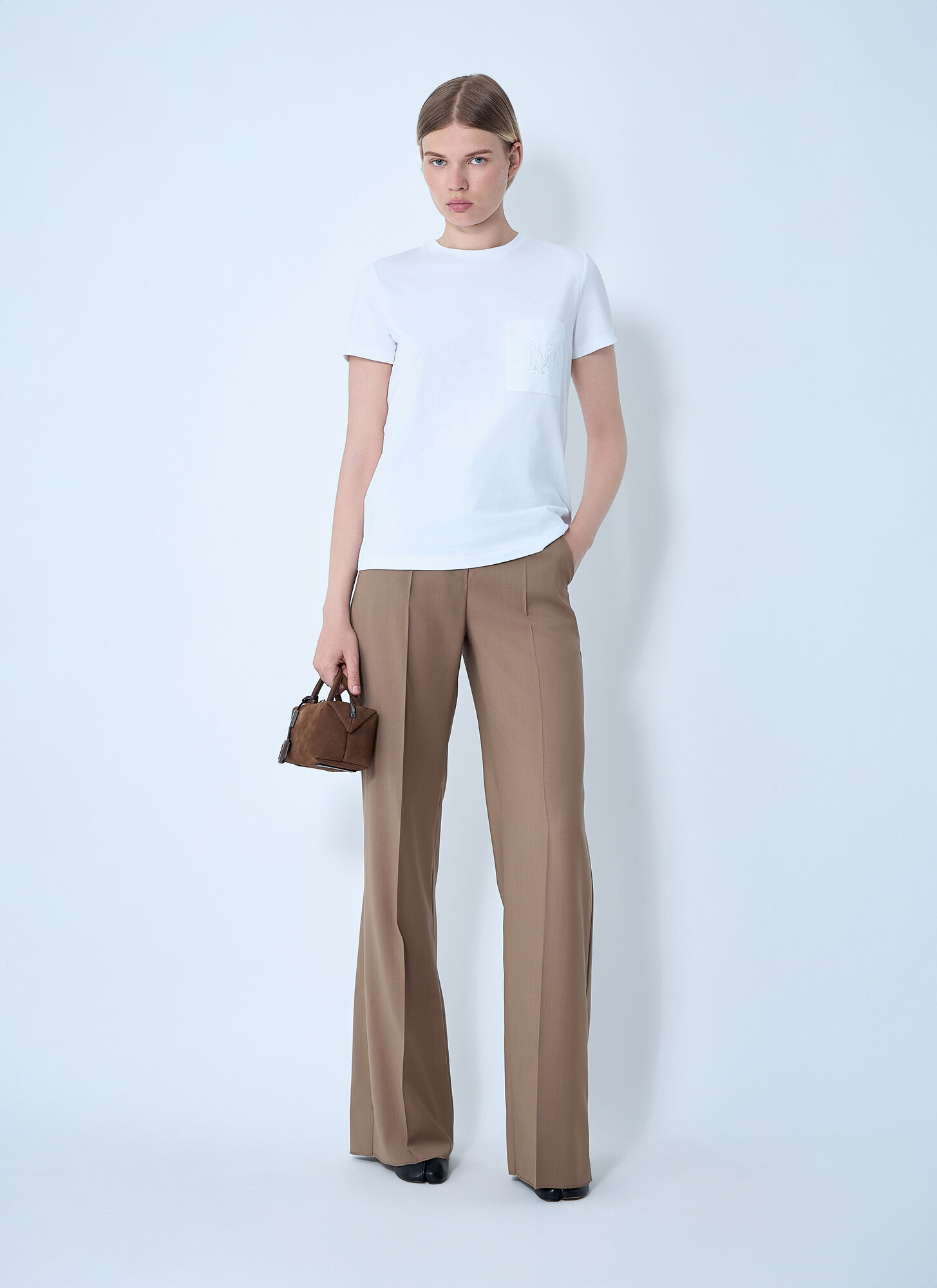  Max Mara Max Mara Wool Pants - Frau Hosen Brown It - 38 