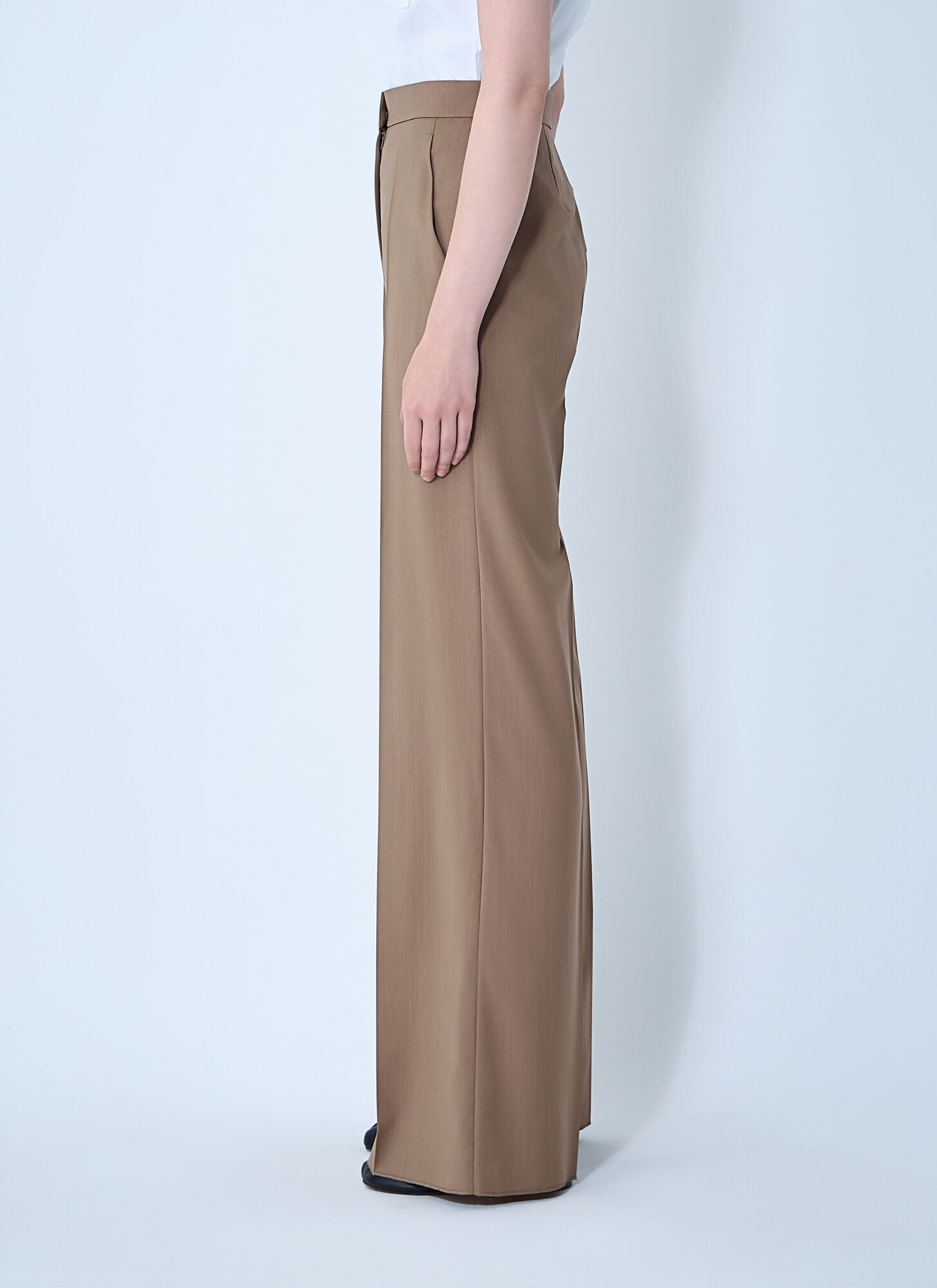  Max Mara Max Mara Wool Pants - Frau Hosen Brown It - 38 