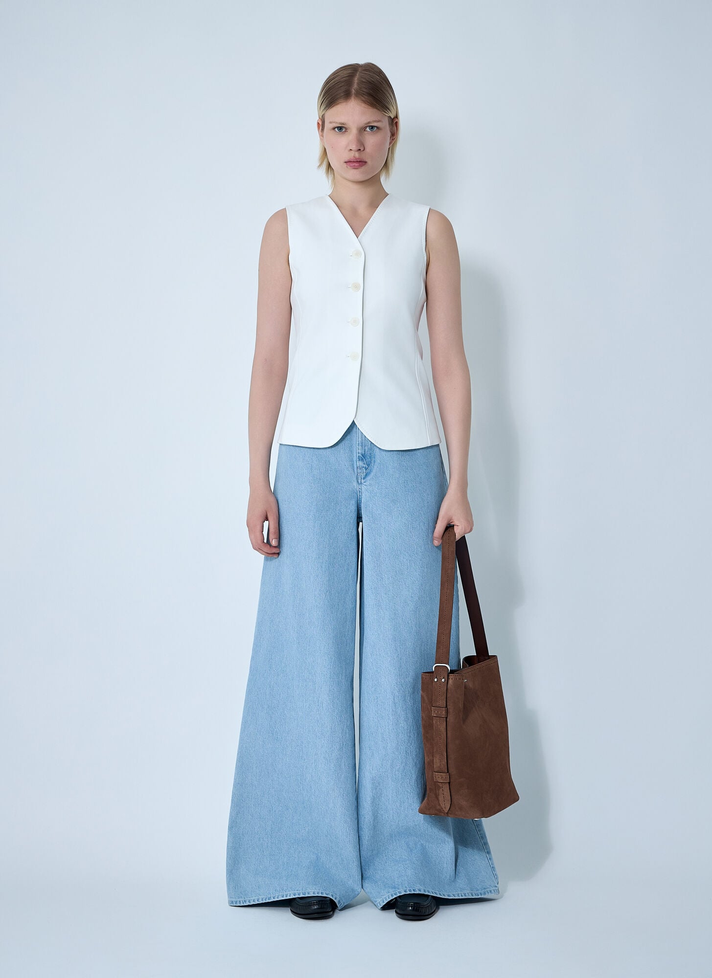  Max Mara Max Mara Fornove Waistcoat - Frau Tops White It - 40 