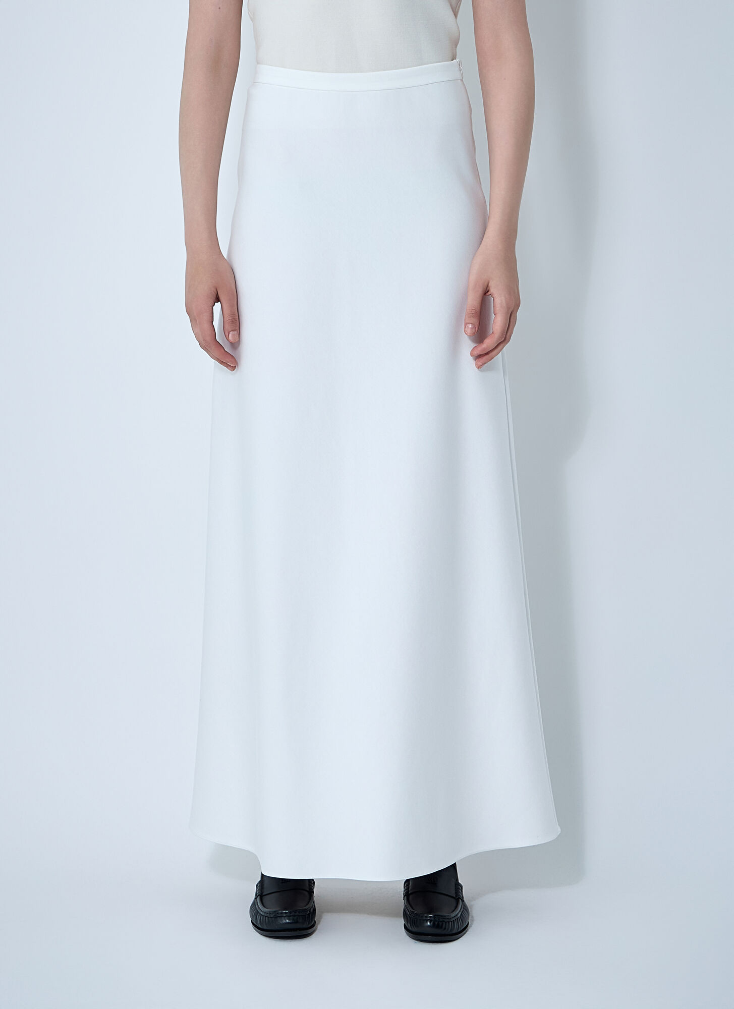 Max Mara Women Vernice Midi Skirt In White