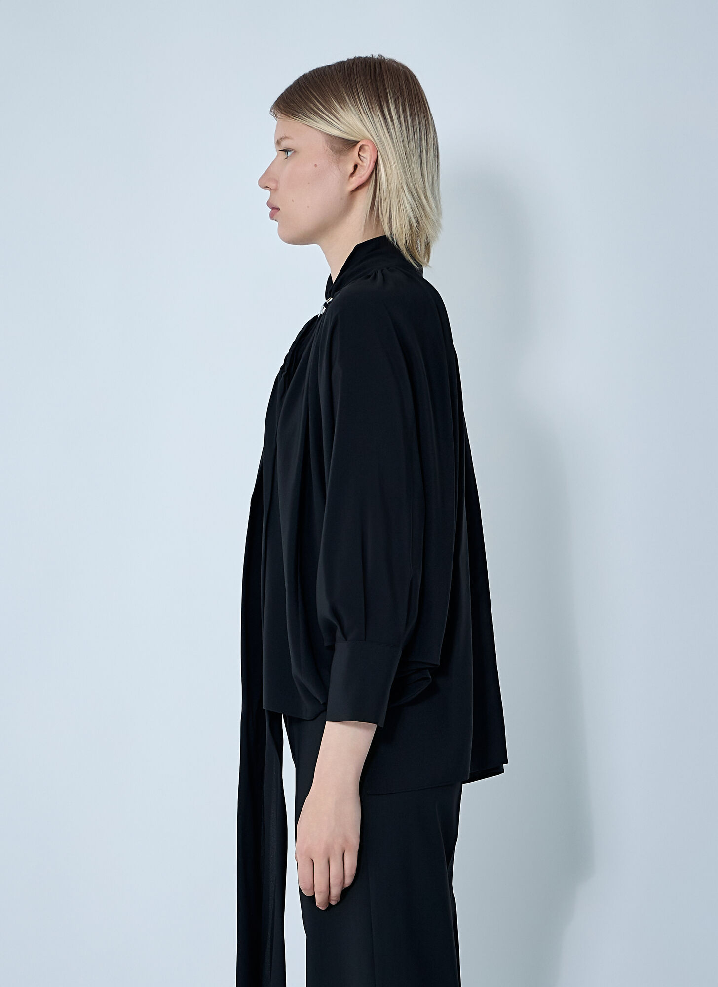  Max Mara Max Mara Silk Blouse - Frau Hemden Black It - 42 