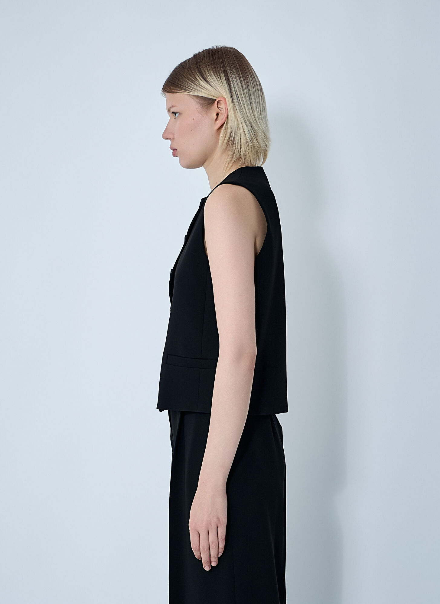  Max Mara Max Mara Denver Waistcoat - Frau Tops Black It - 40 