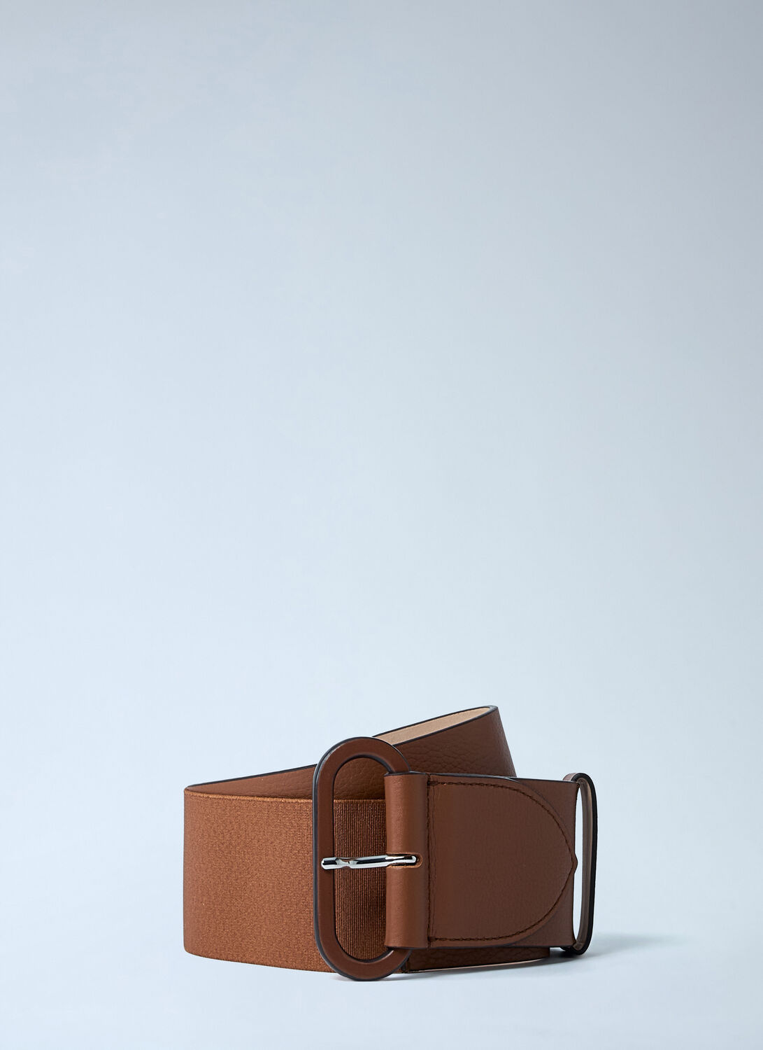 Max Mara Leather Belt In Brown