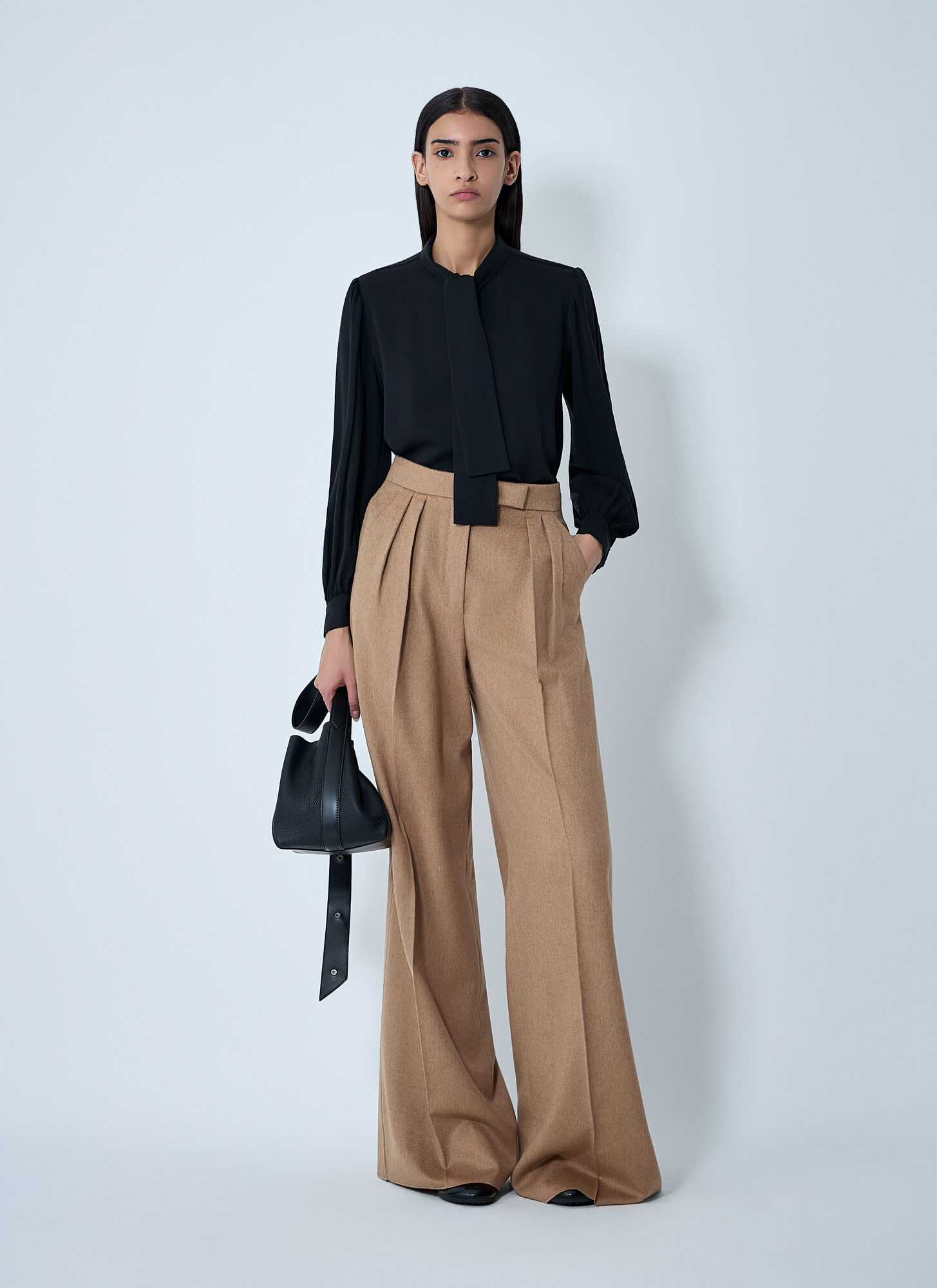  Max Mara Max Mara Silk Shirt - Frau Hemden Black It - 40 