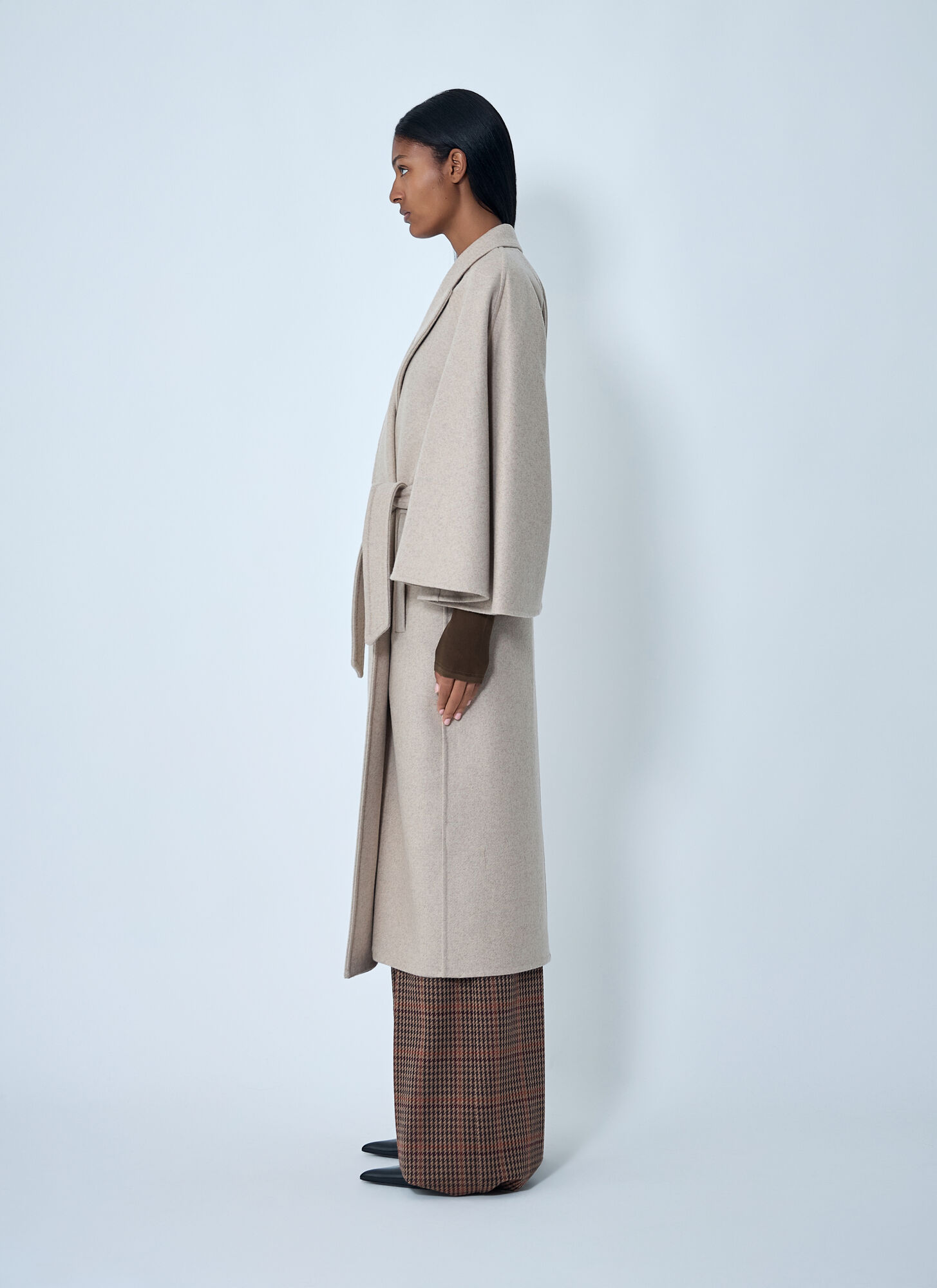  Max Mara Max Mara Long Cashmere Coat - Frau Mäntel Beige It - 38 