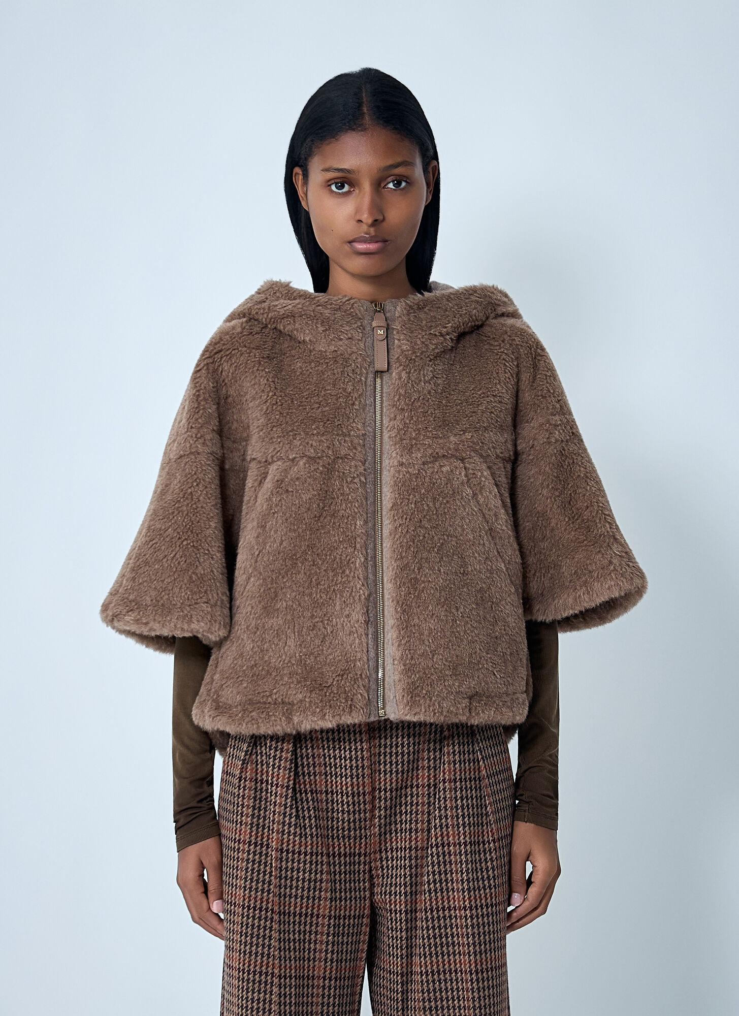 Max Mara Wool-and-cashmere-blend Jacket In Brown