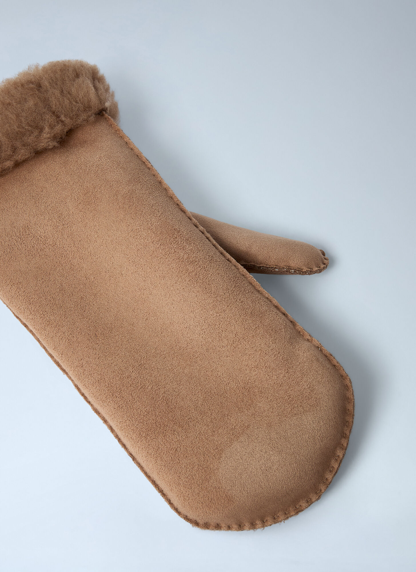  Max Mara Max Mara Sand Gloves - Frau Handschuhe Camel S - M 