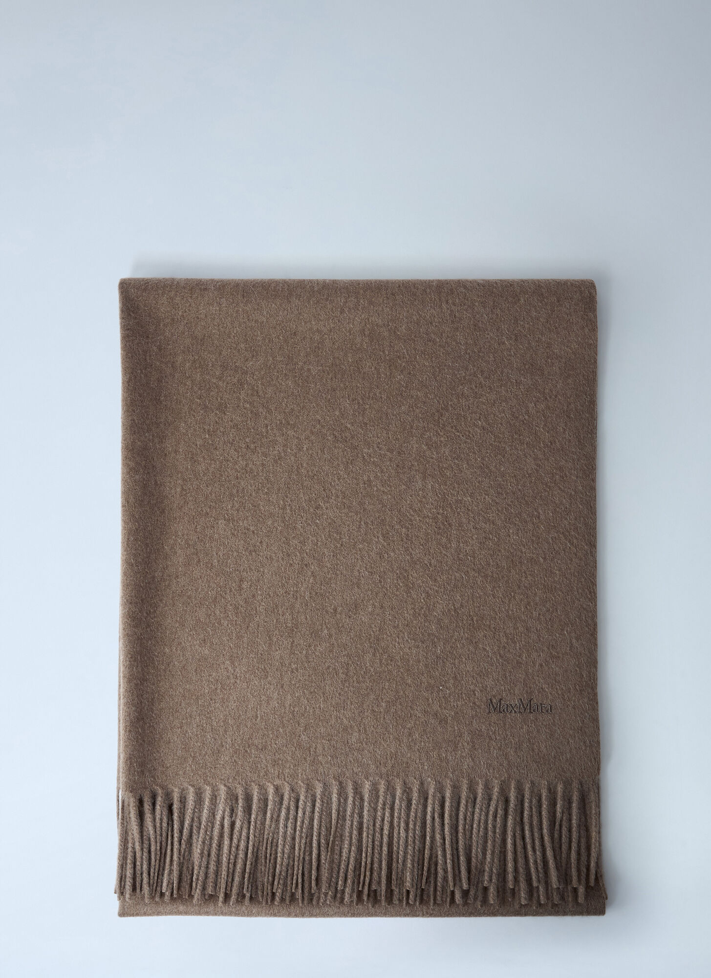 Max Mara Max Mara Cashmere Scarf - Woman Scarves Brown One Size　Max Mara カシミア スカーフ - 女性用スカーフ ブラウン フリーサイズ