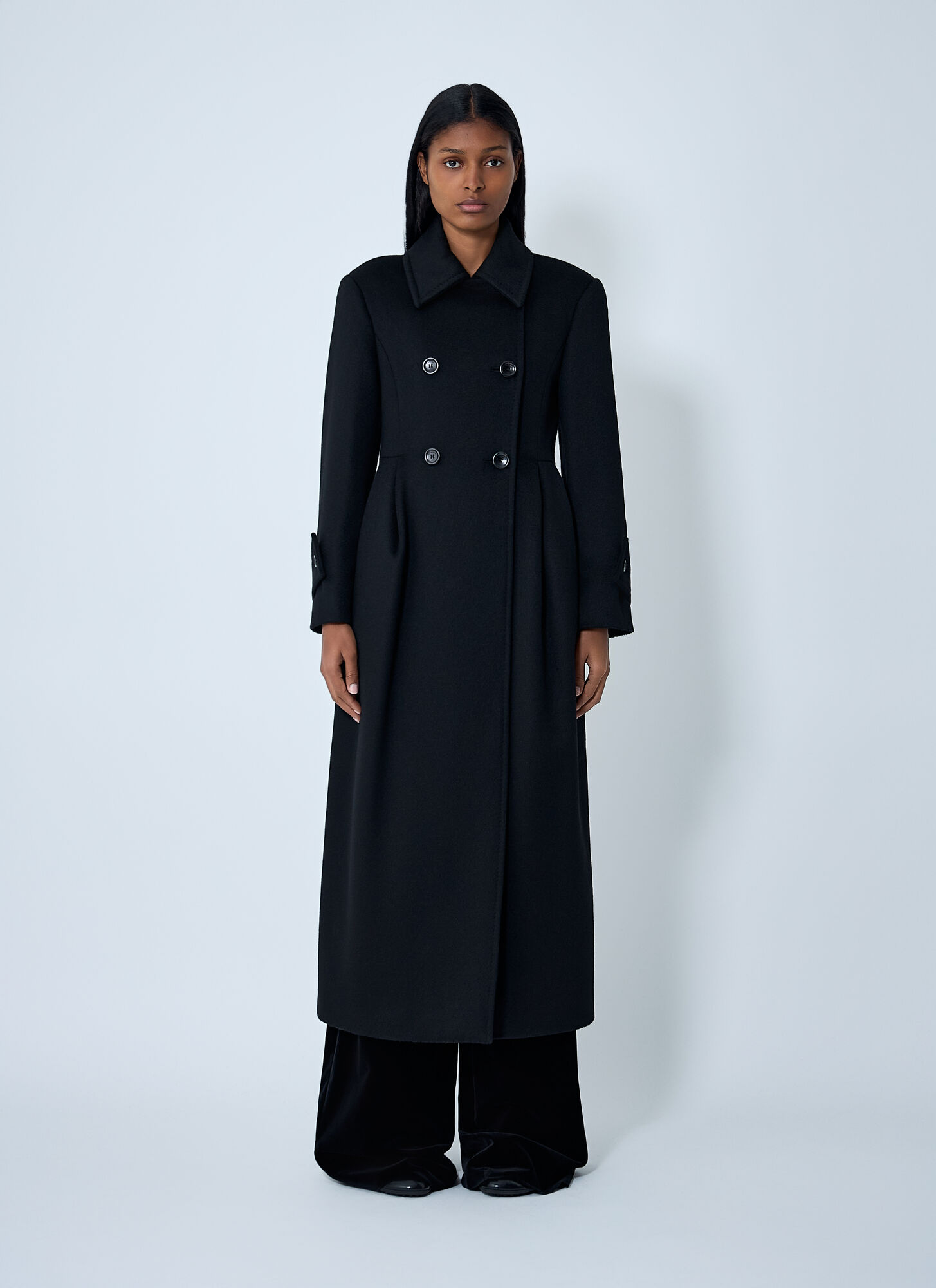 Max Mara Beati Coat In Black