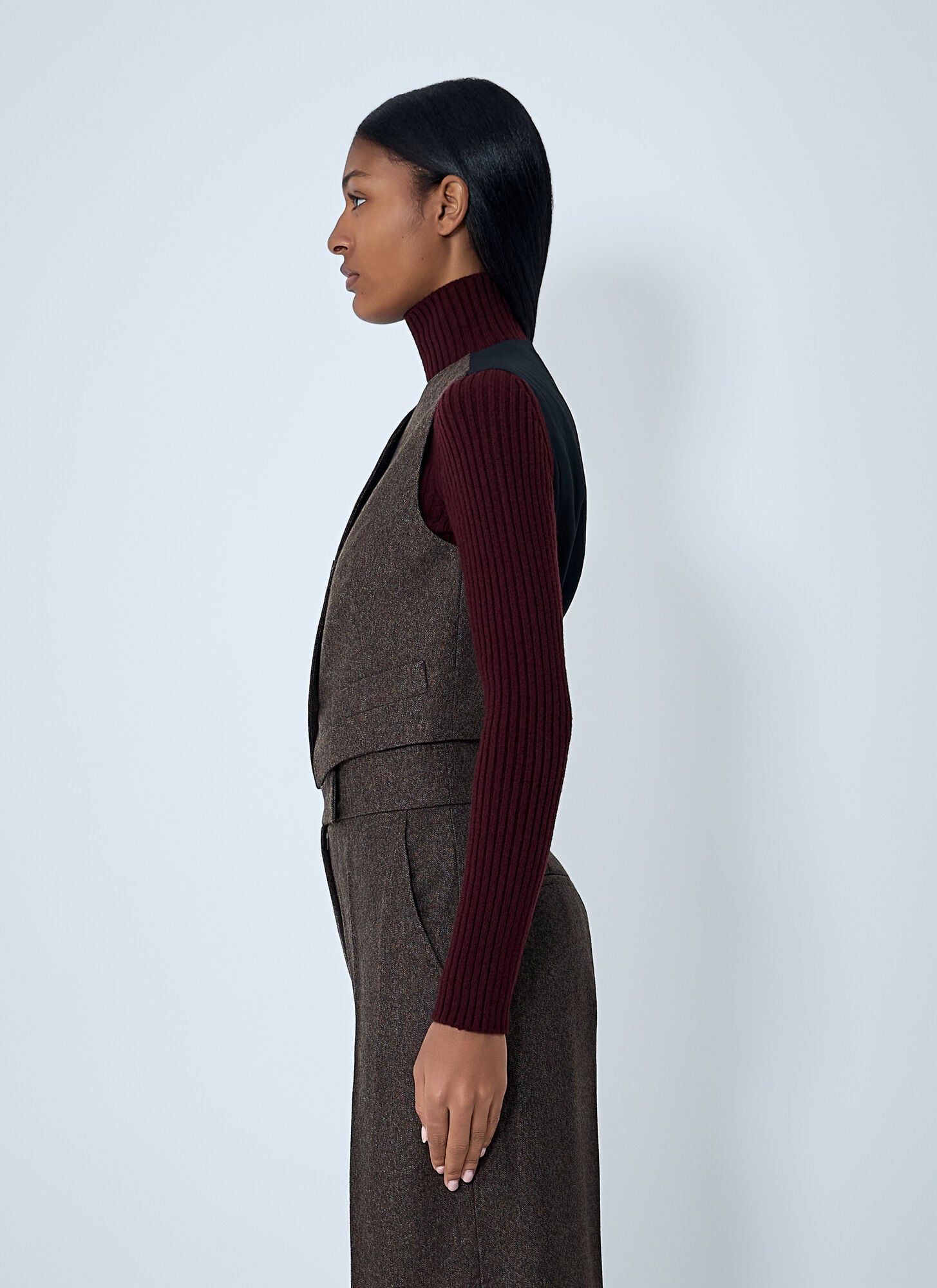  Max Mara Max Mara Wool Waistcoat - Frau Jacken Brown It - 38 