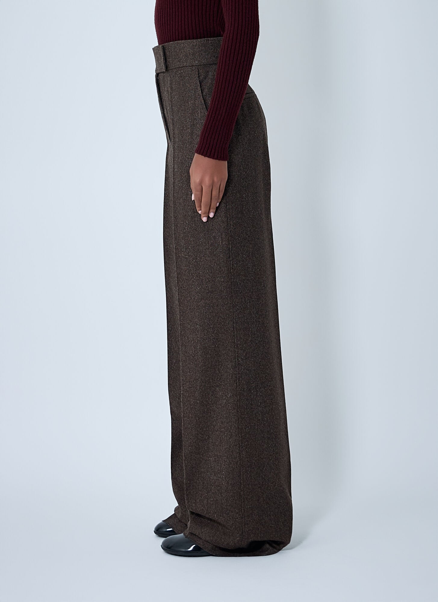  Max Mara Max Mara Billy Pants - Frau Hosen Brown It - 42 
