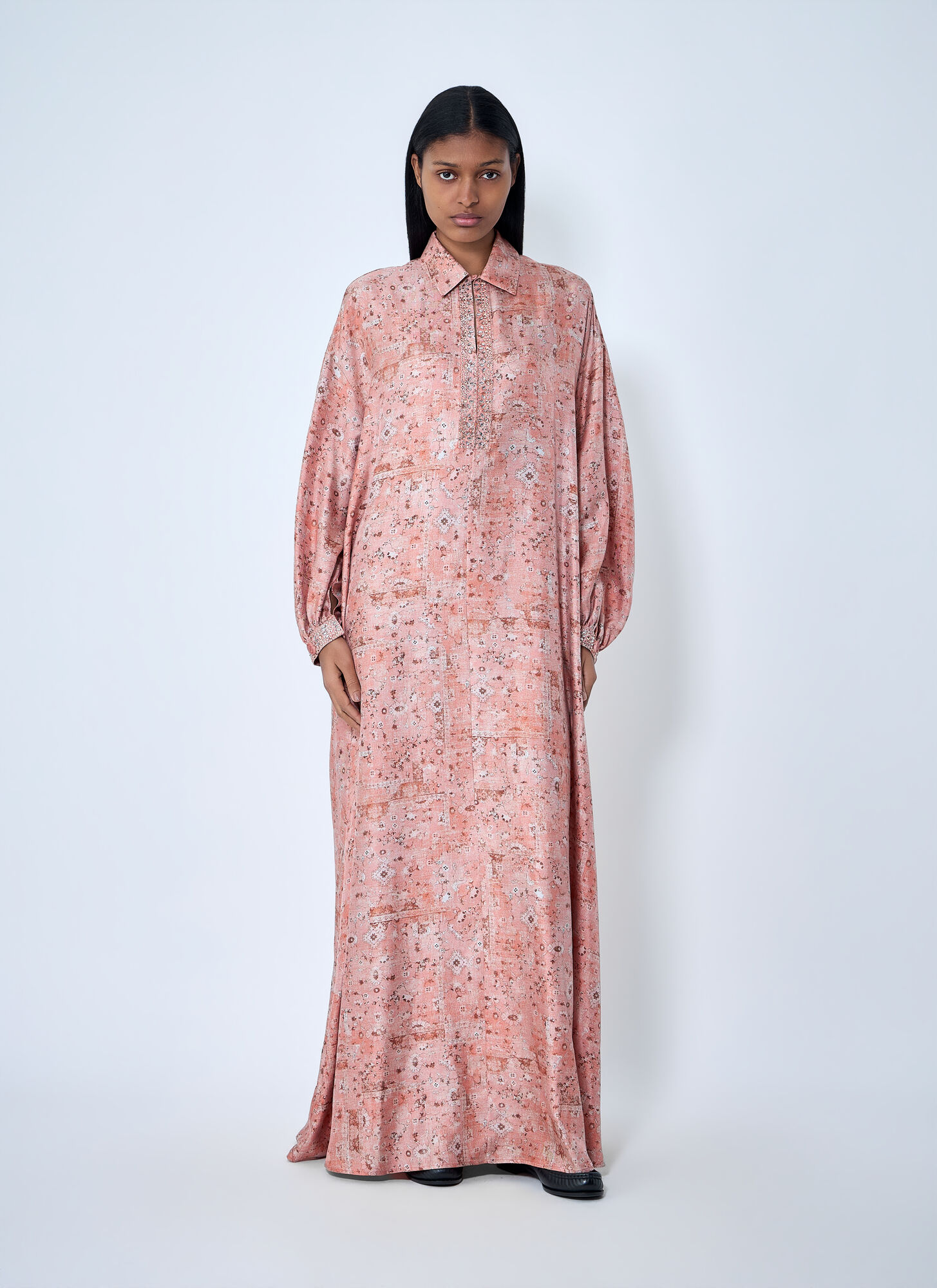  Max Mara Max Mara Silk Maxi Dress - Frau Kleider Orange It - 42 