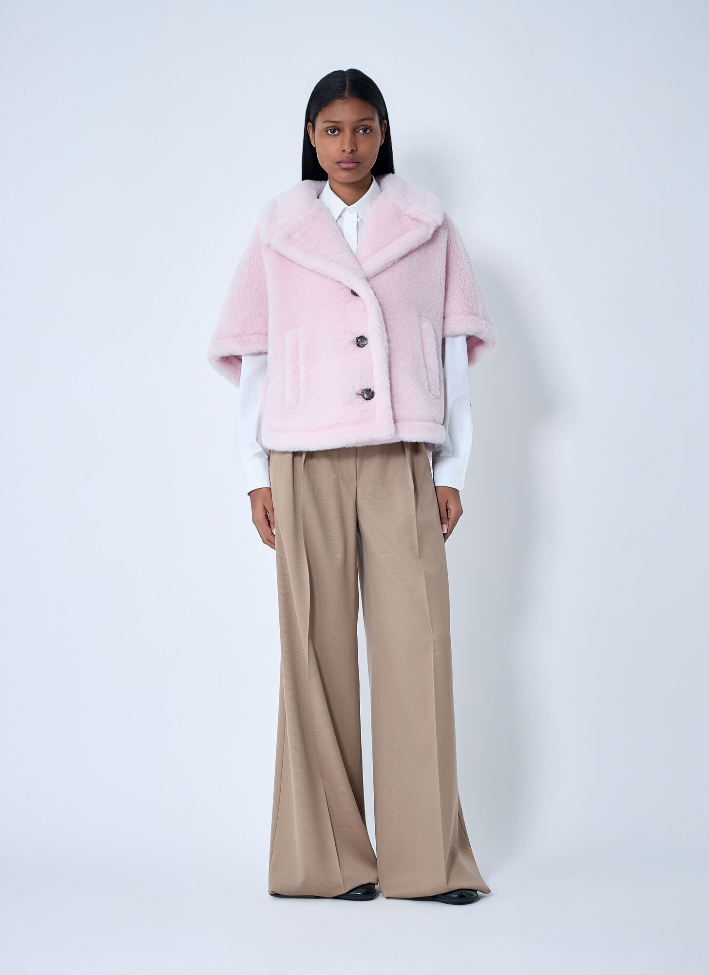  Max Mara Max Mara Corvino Coat - Frau Mäntel Pink S - M 